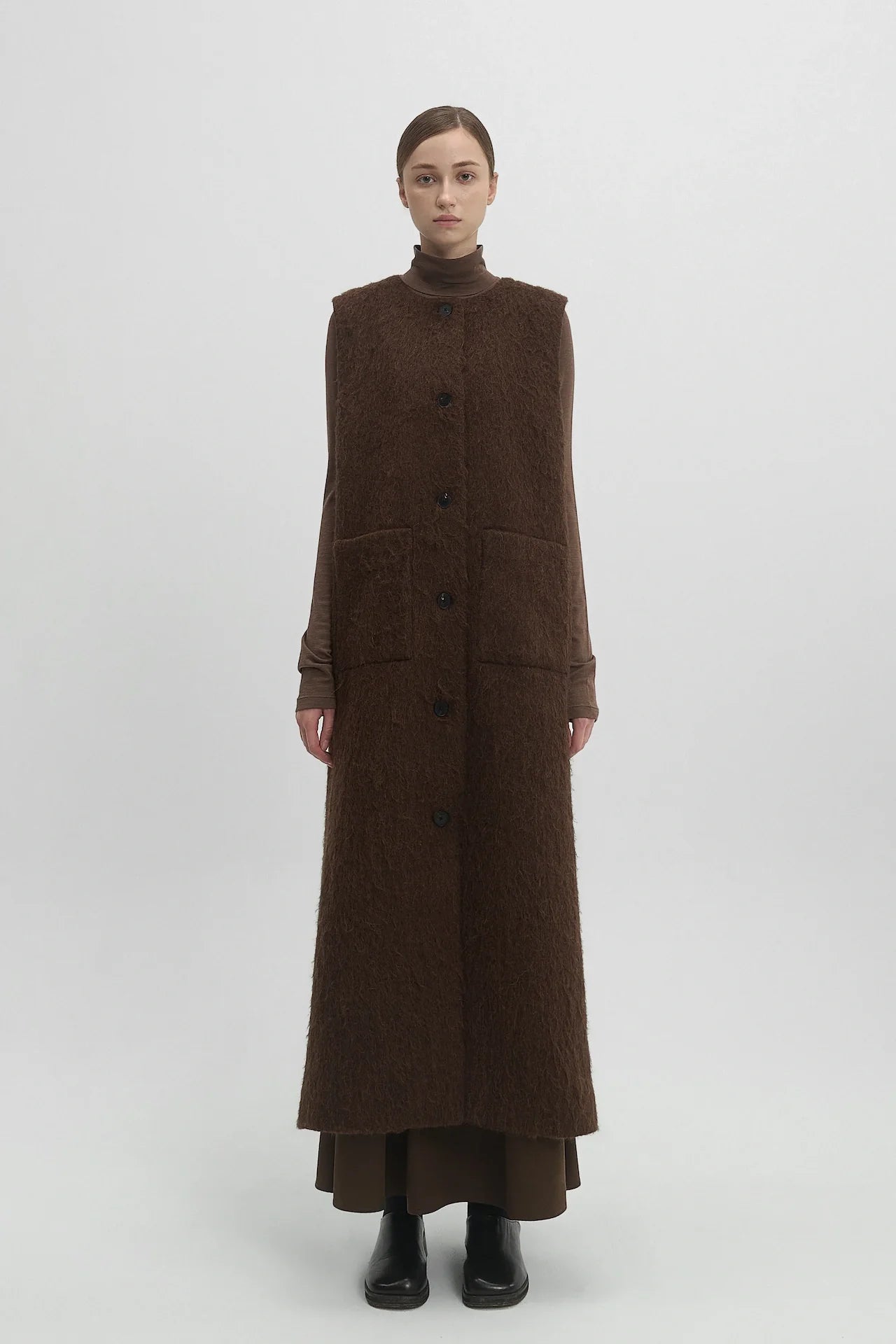 WOOL VEST DRESS