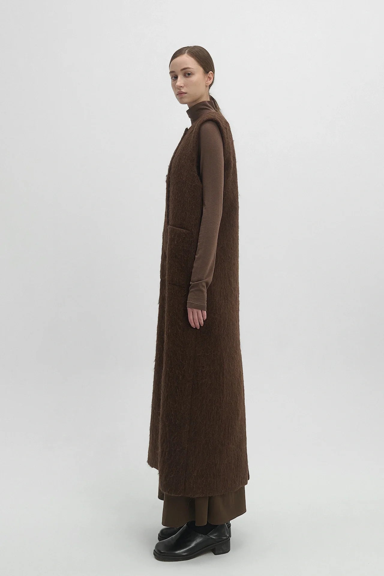 WOOL VEST DRESS