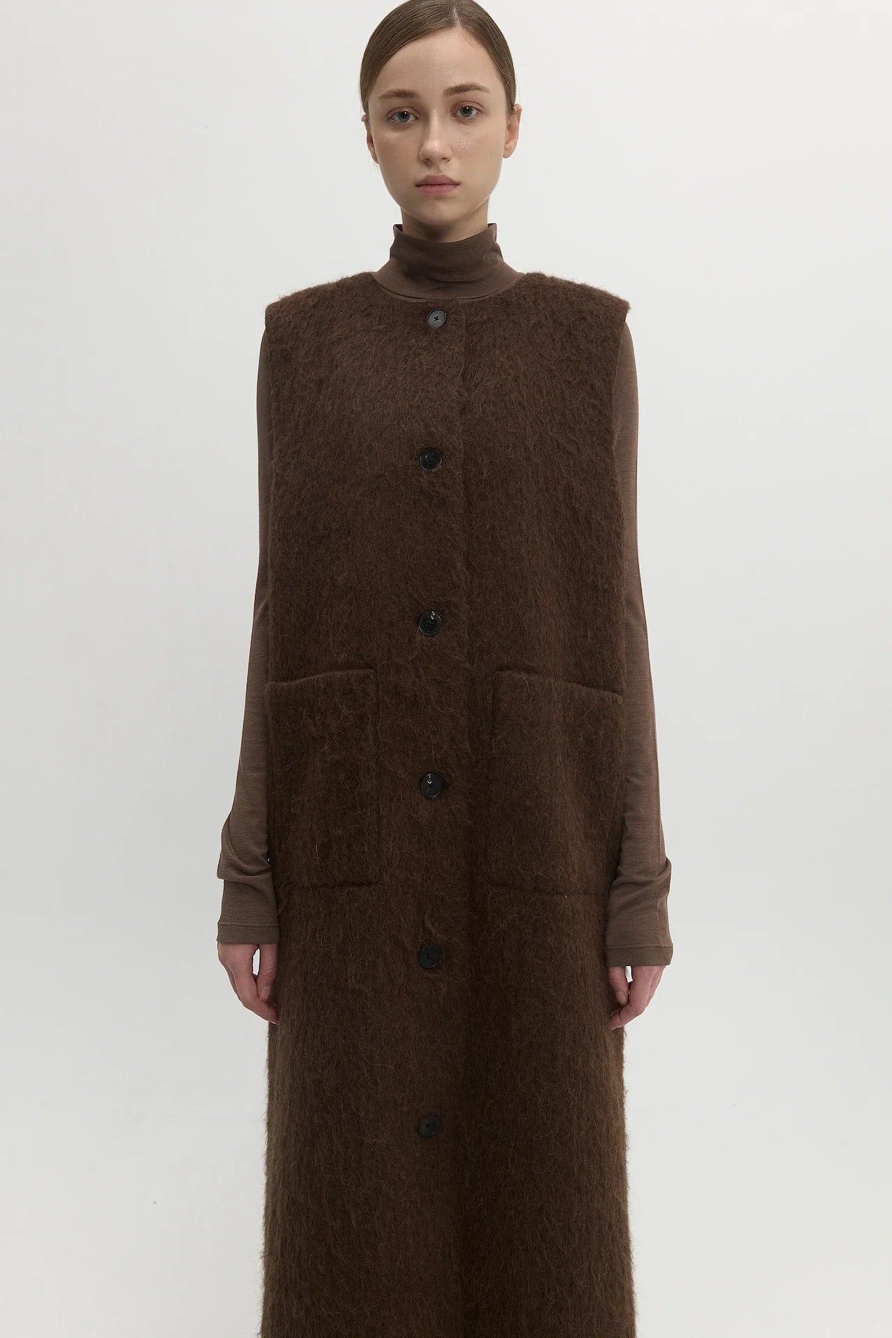 WOOL VEST DRESS
