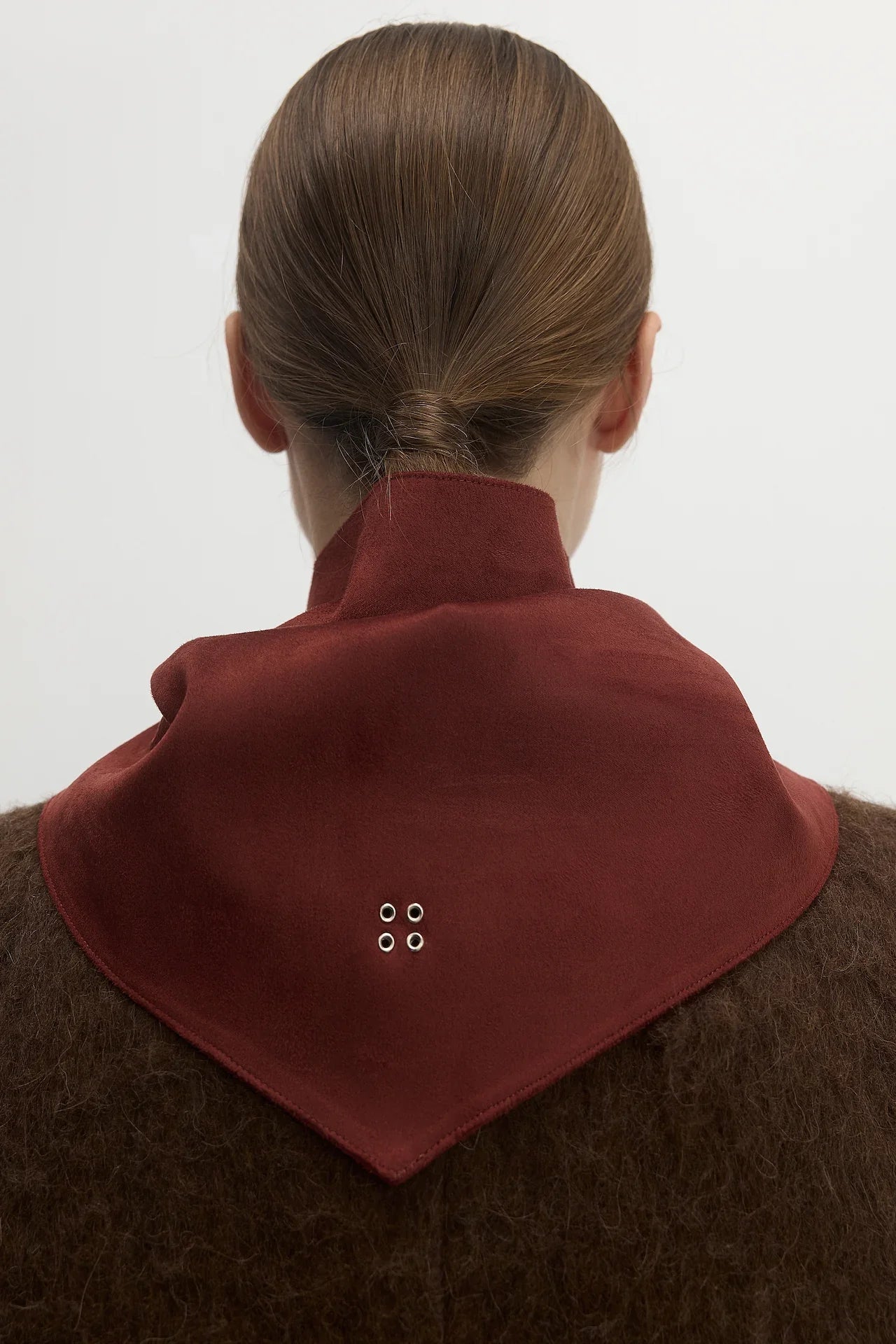 EYELET DETAIL SCARF