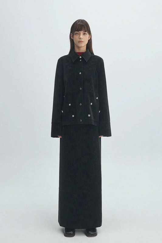 EMBELLISHED BOXY JACKET