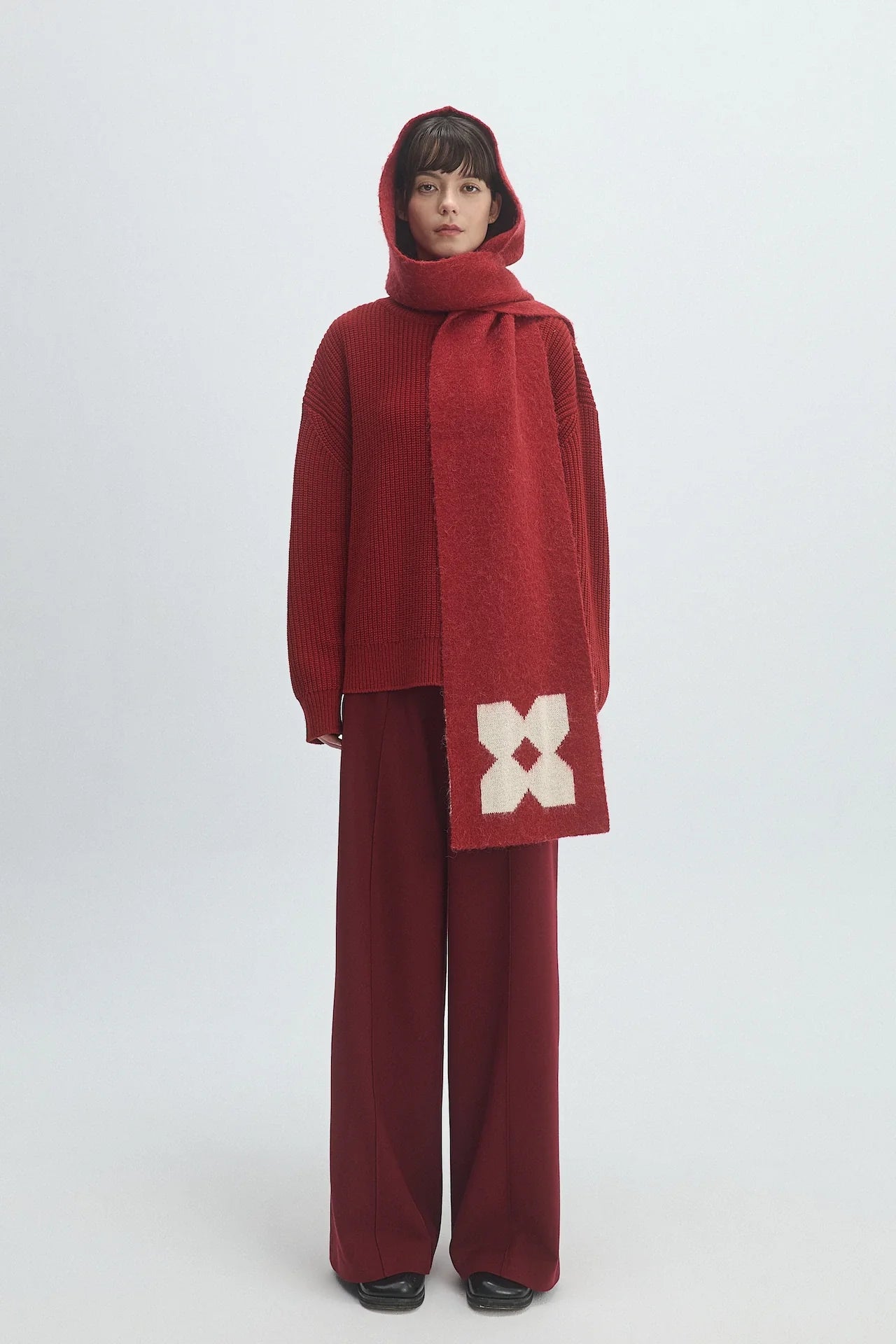 HOODED SCARF