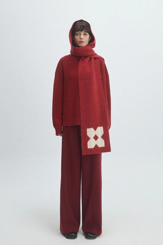 HOODED SCARF