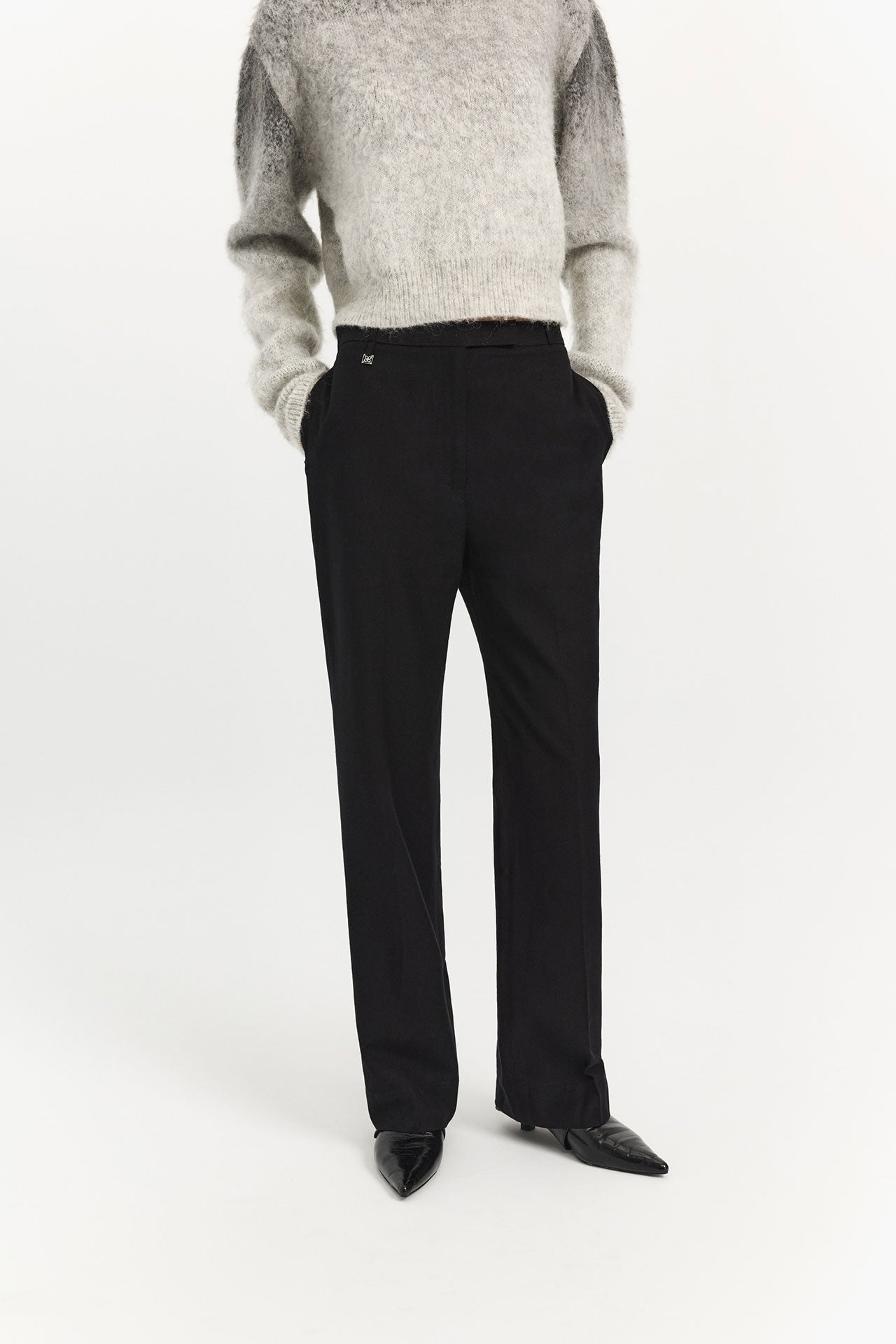 STRAIGHT-LEG  TROUSERS