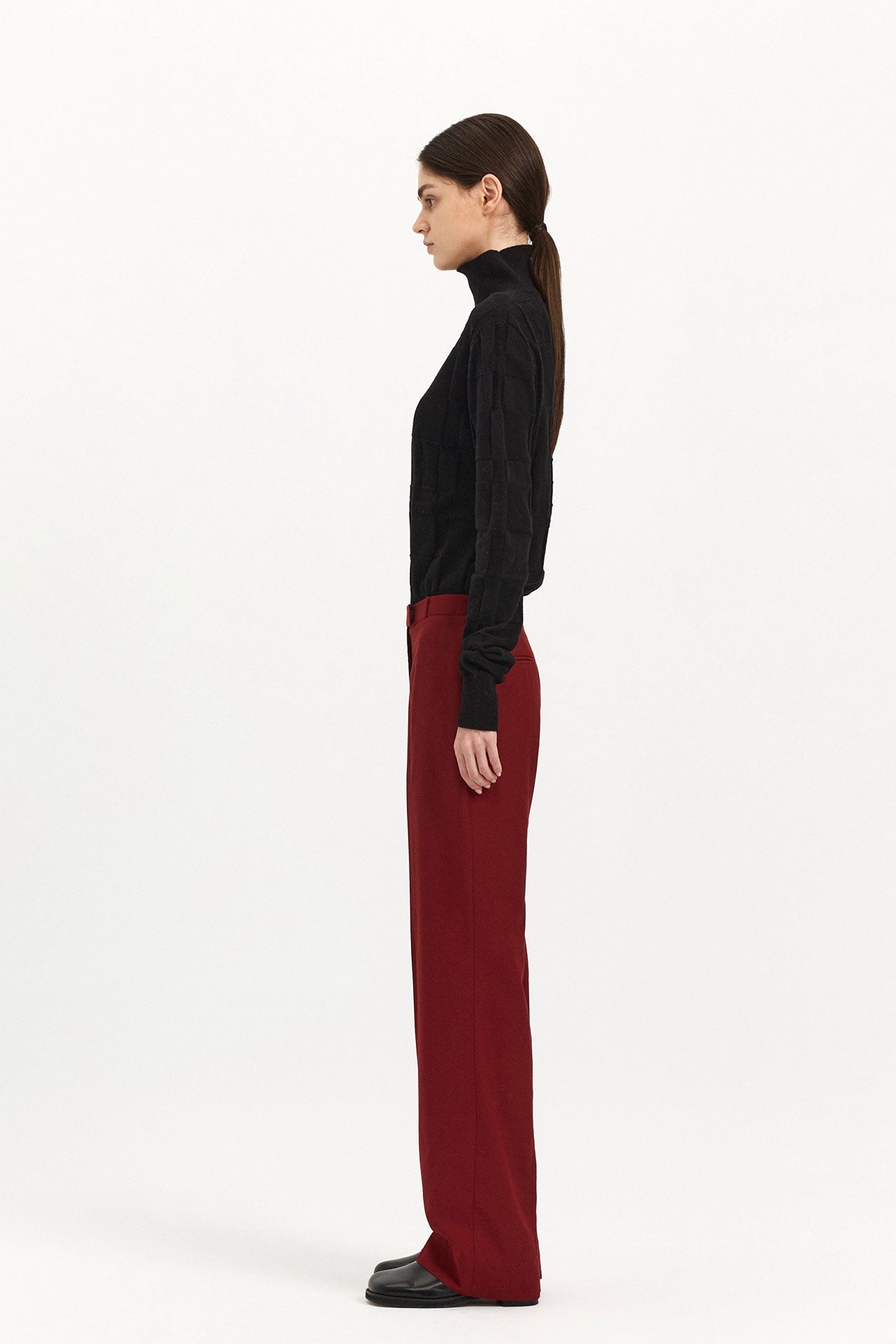 STRAIGHT-LEG  TROUSERS