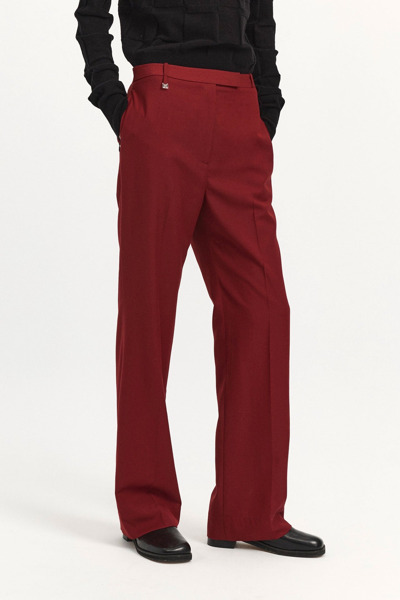 STRAIGHT-LEG  TROUSERS