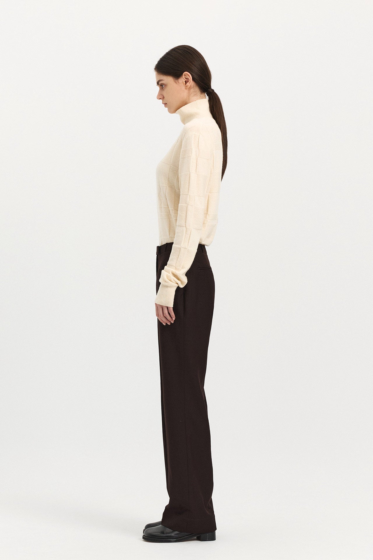 STRAIGHT-LEG  TROUSERS