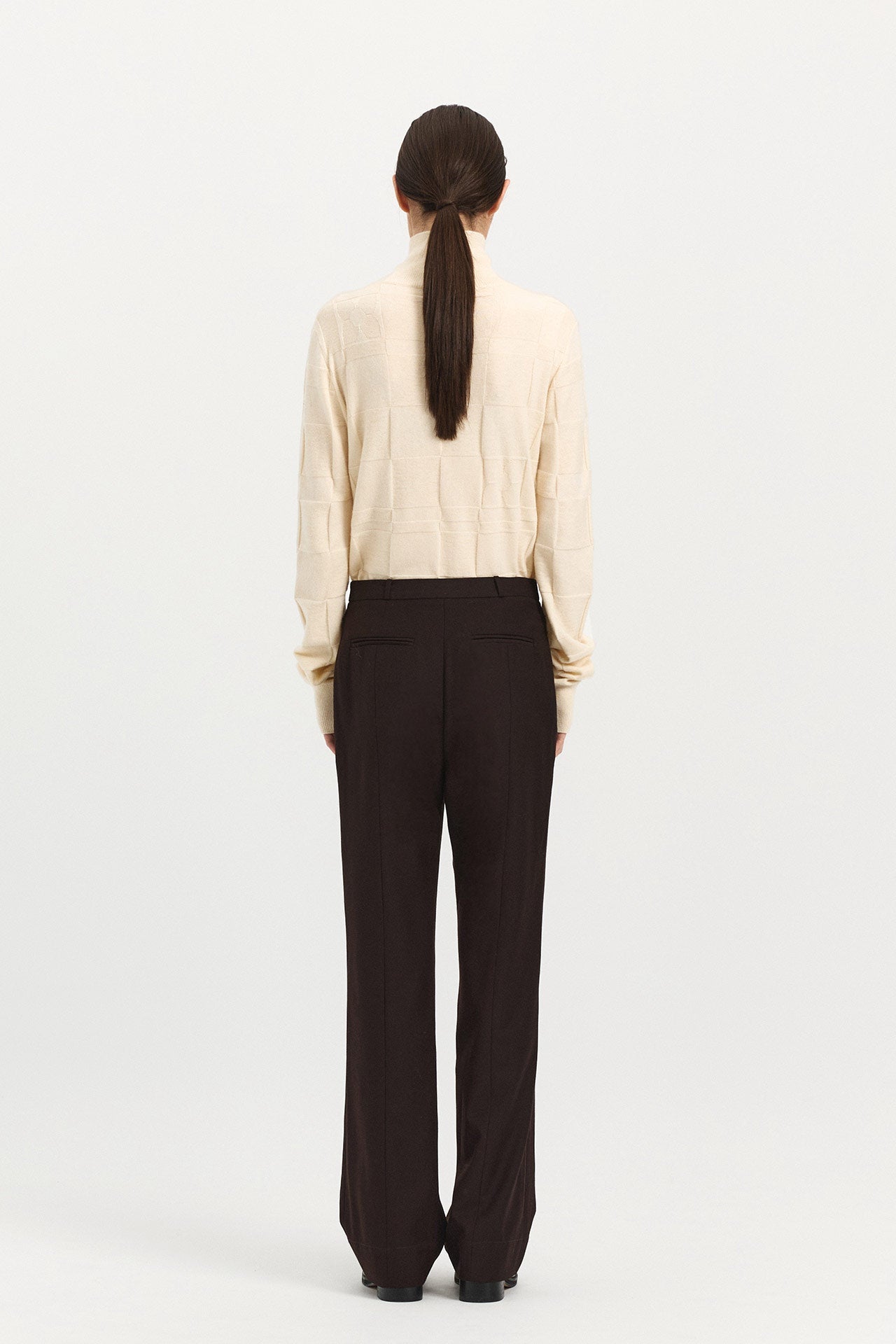 STRAIGHT-LEG  TROUSERS