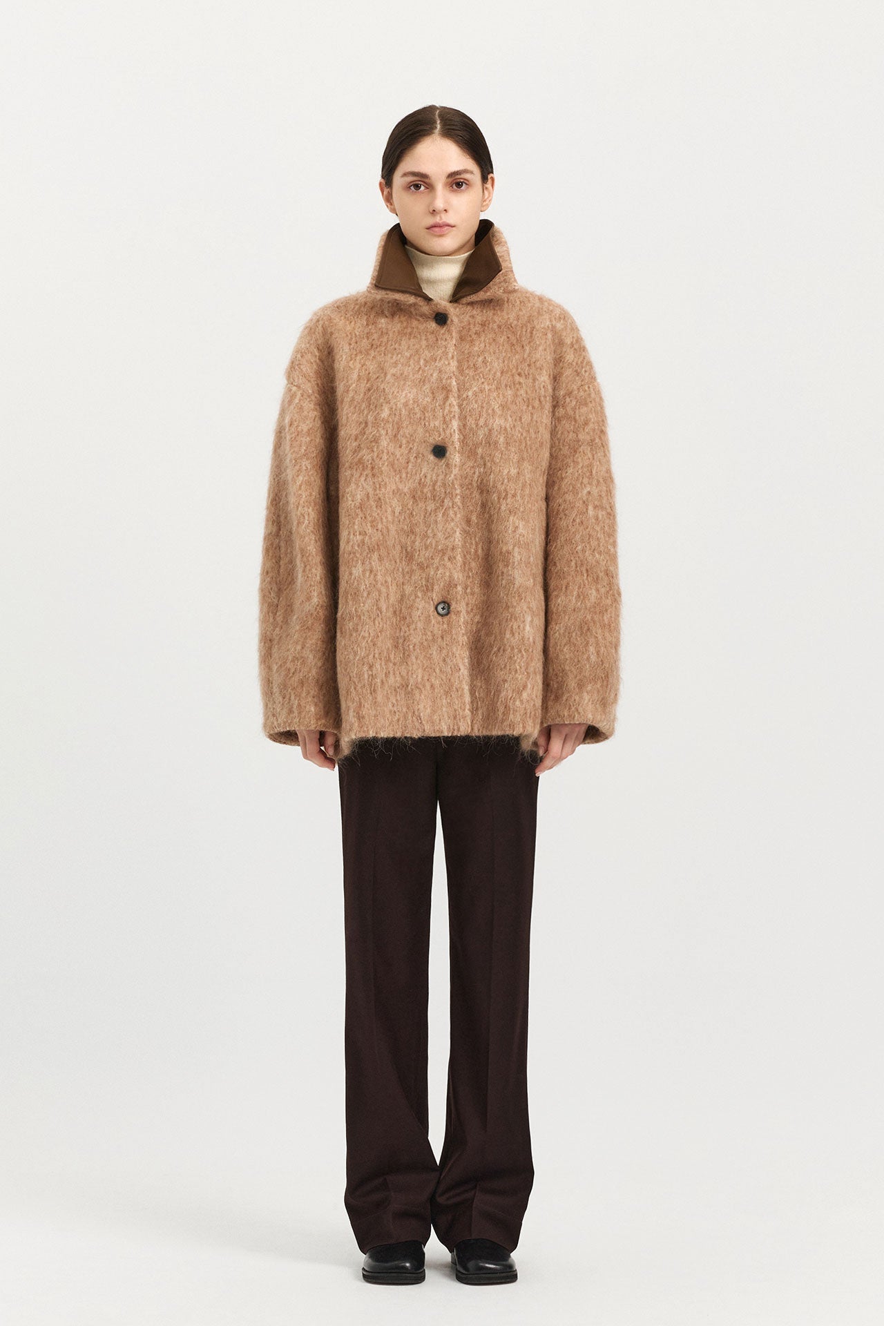 WOOL FUZZY COAT