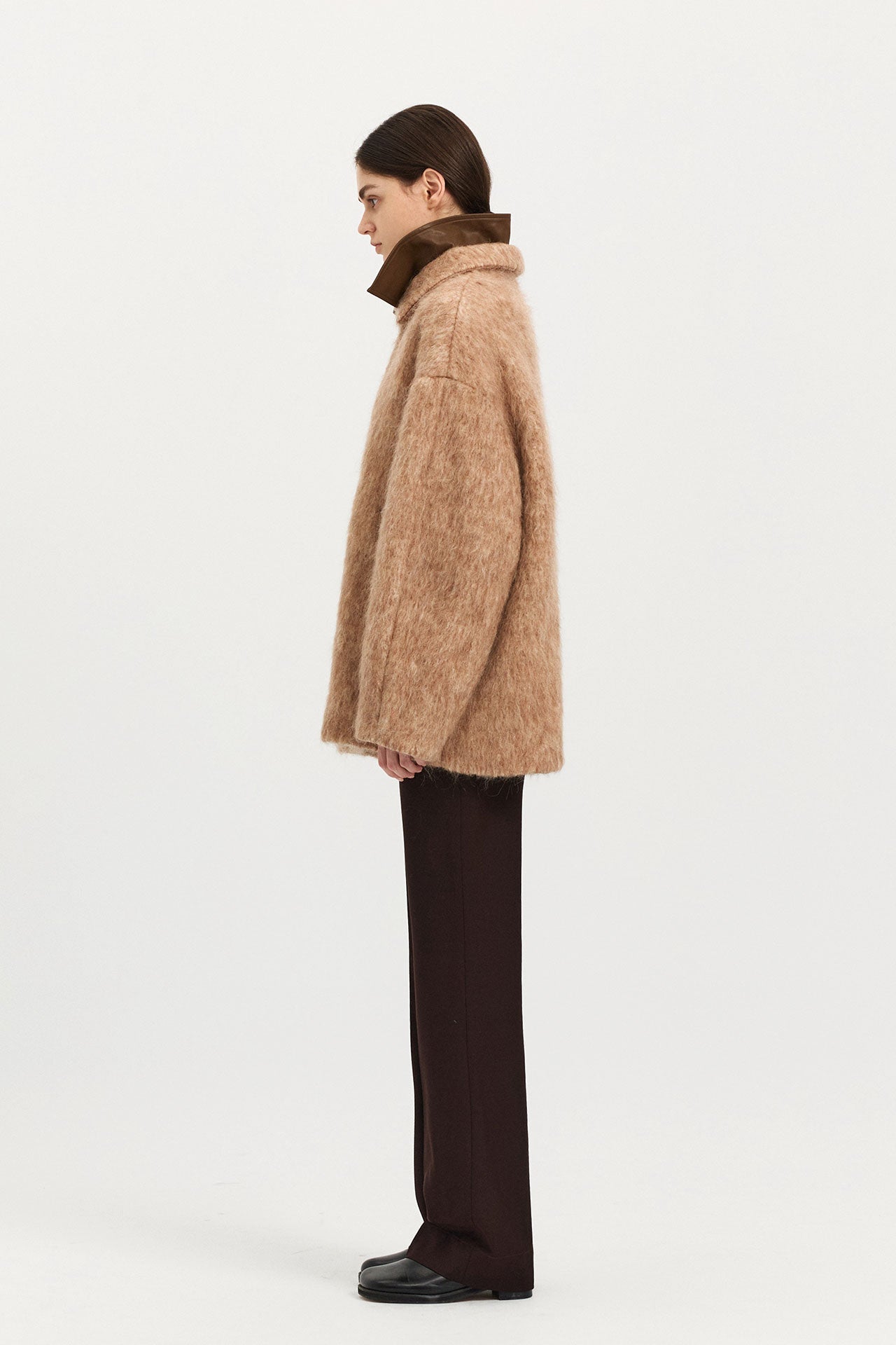 WOOL FUZZY COAT