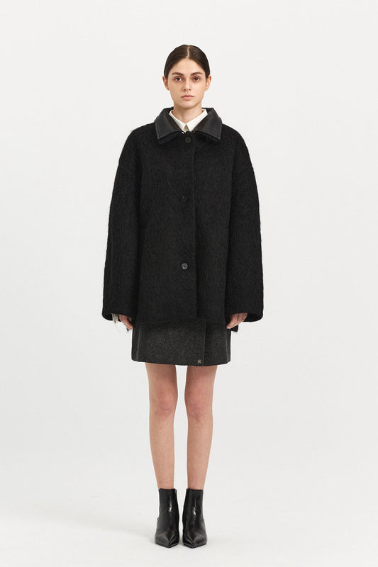 WOOL FUZZY COAT