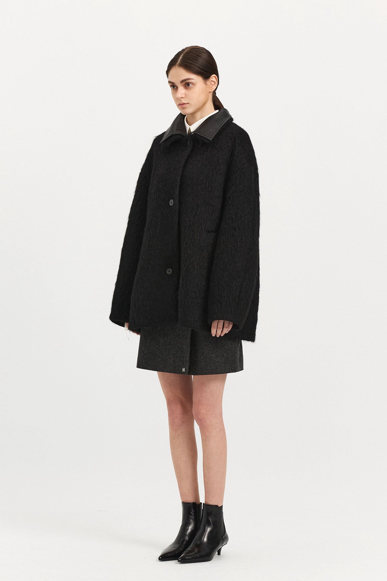 WOOL FUZZY COAT