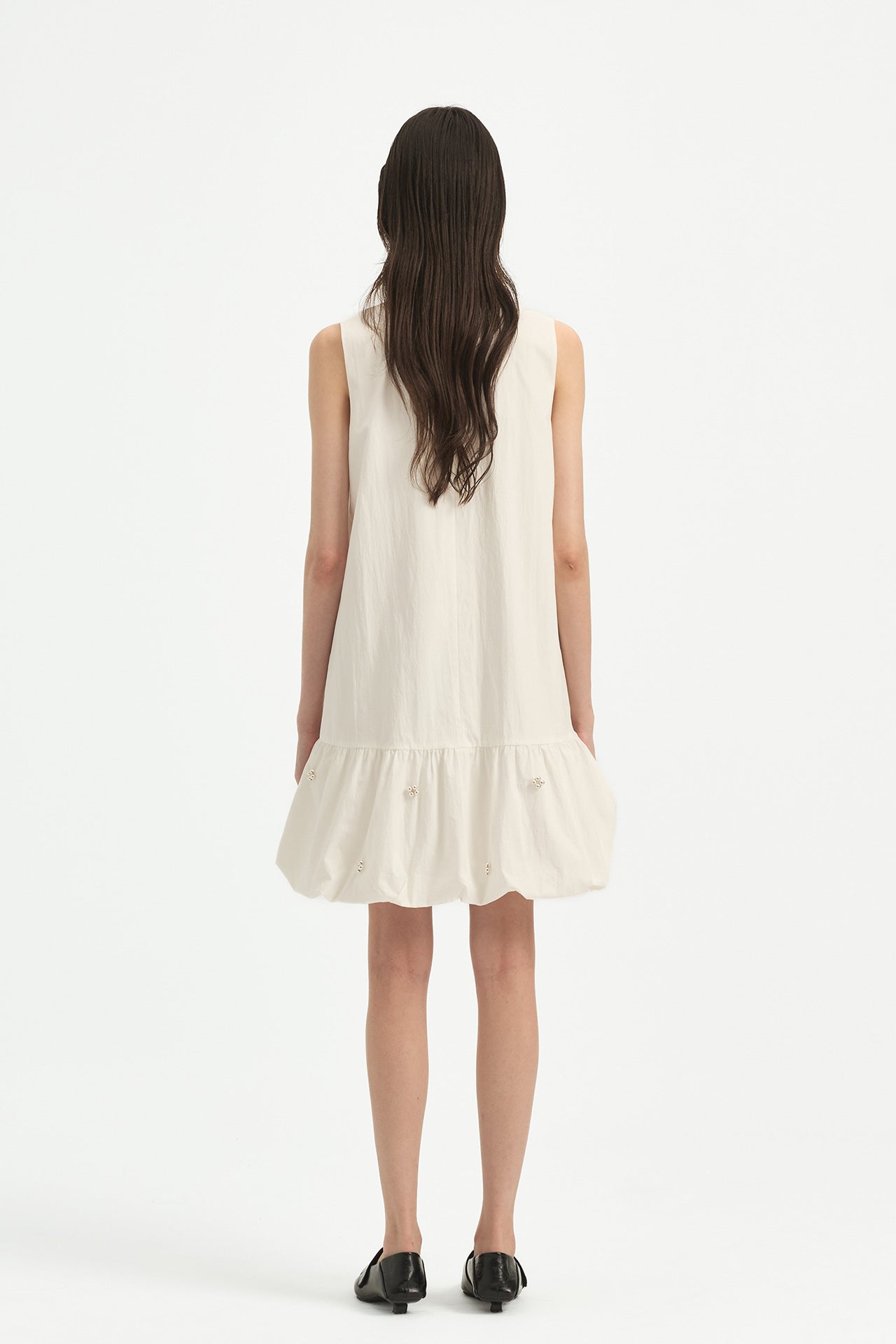 CLOUD DRESS WITH BEADED EMBELLISHMENTS