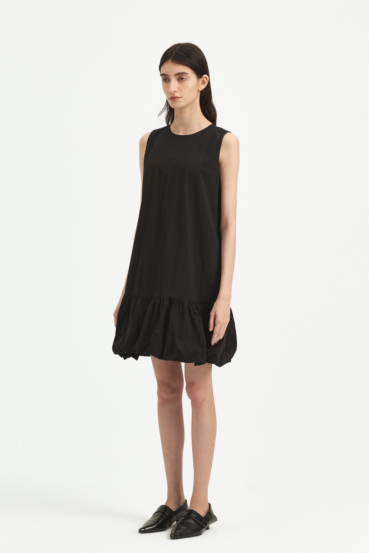 CLOUD DRESS WITH BEADED EMBELLISHMENTS