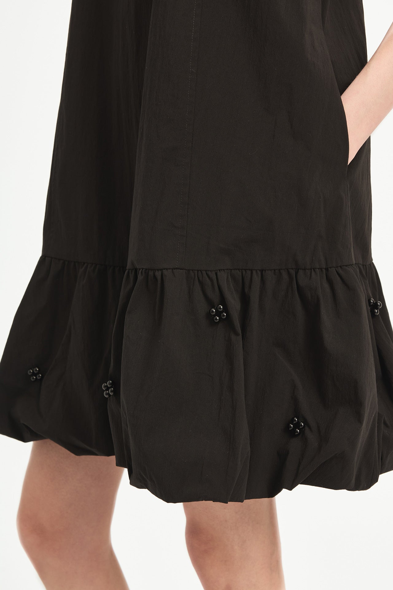 CLOUD DRESS WITH BEADED EMBELLISHMENTS