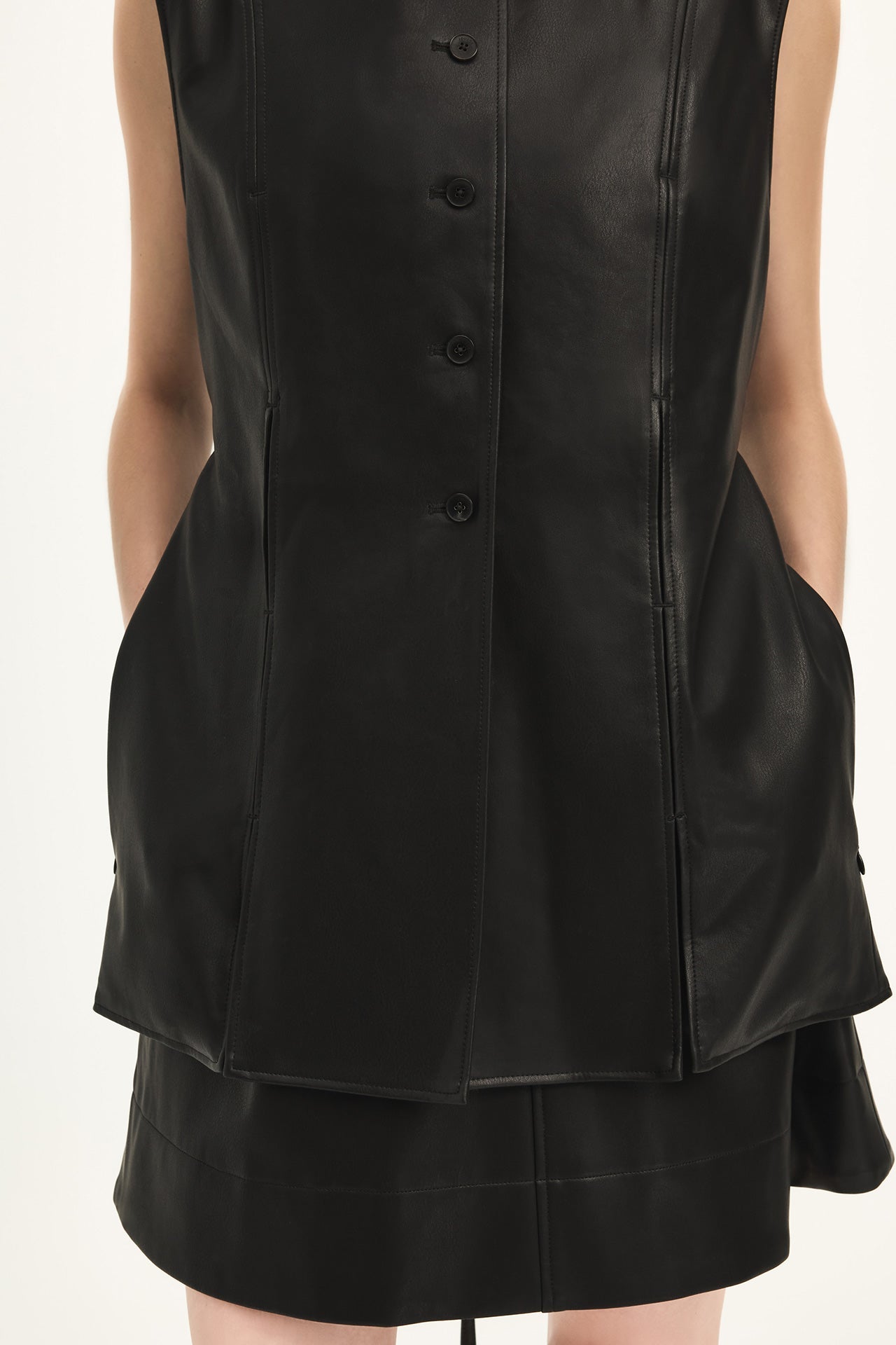 LEATHER VEST
