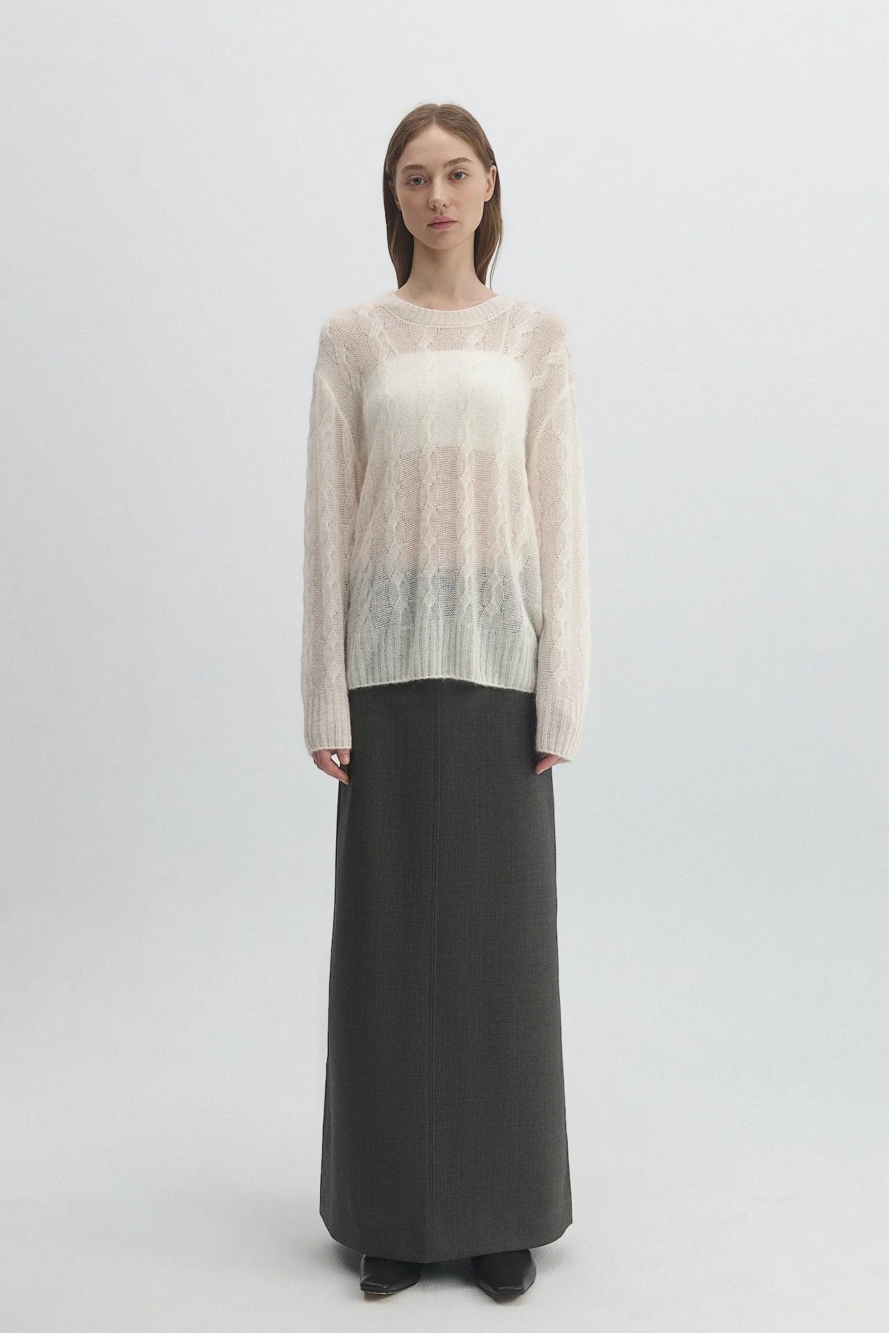 ALPACA WOOL KNIT TOP