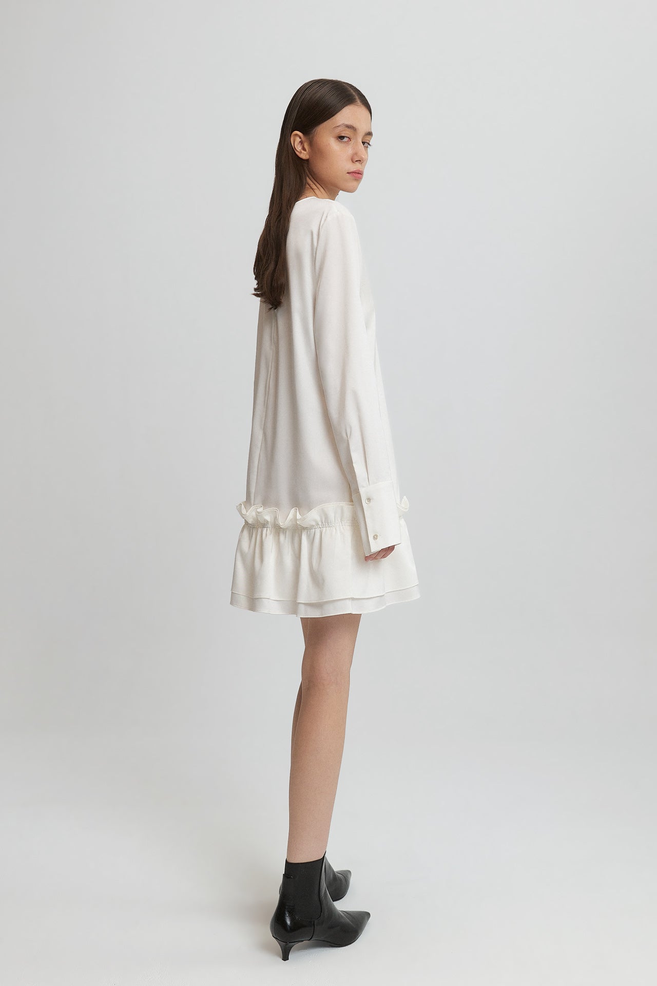 GATHERED DRESS