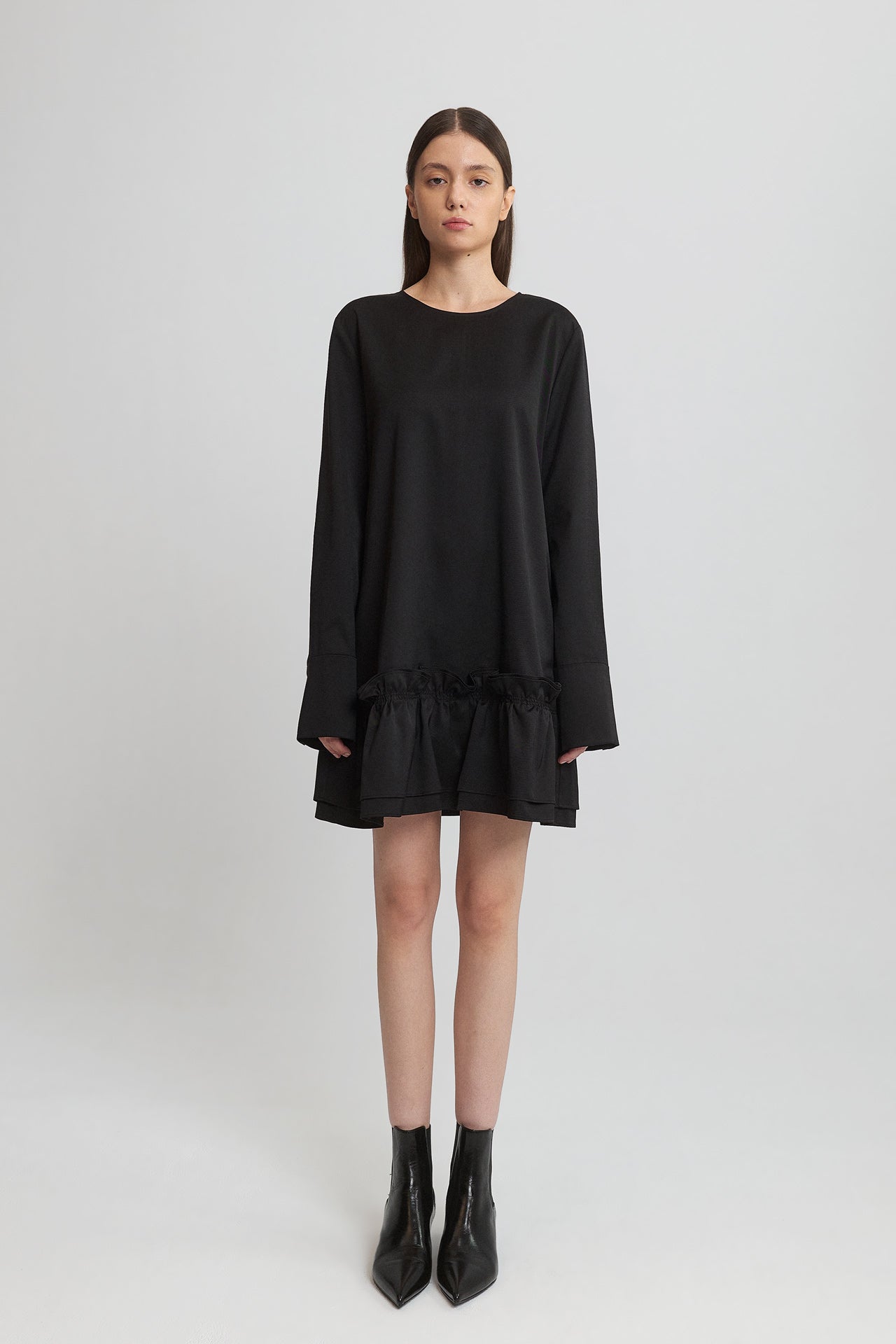GATHERED DRESS