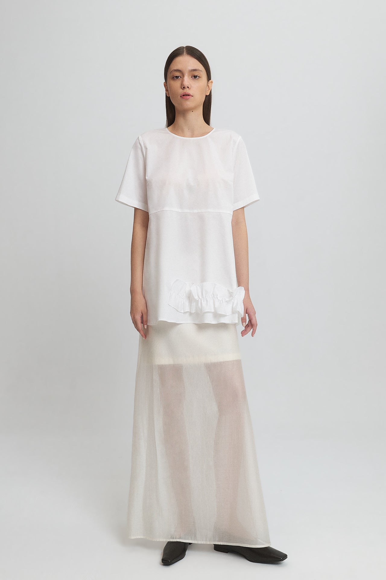 GATHERED TOP