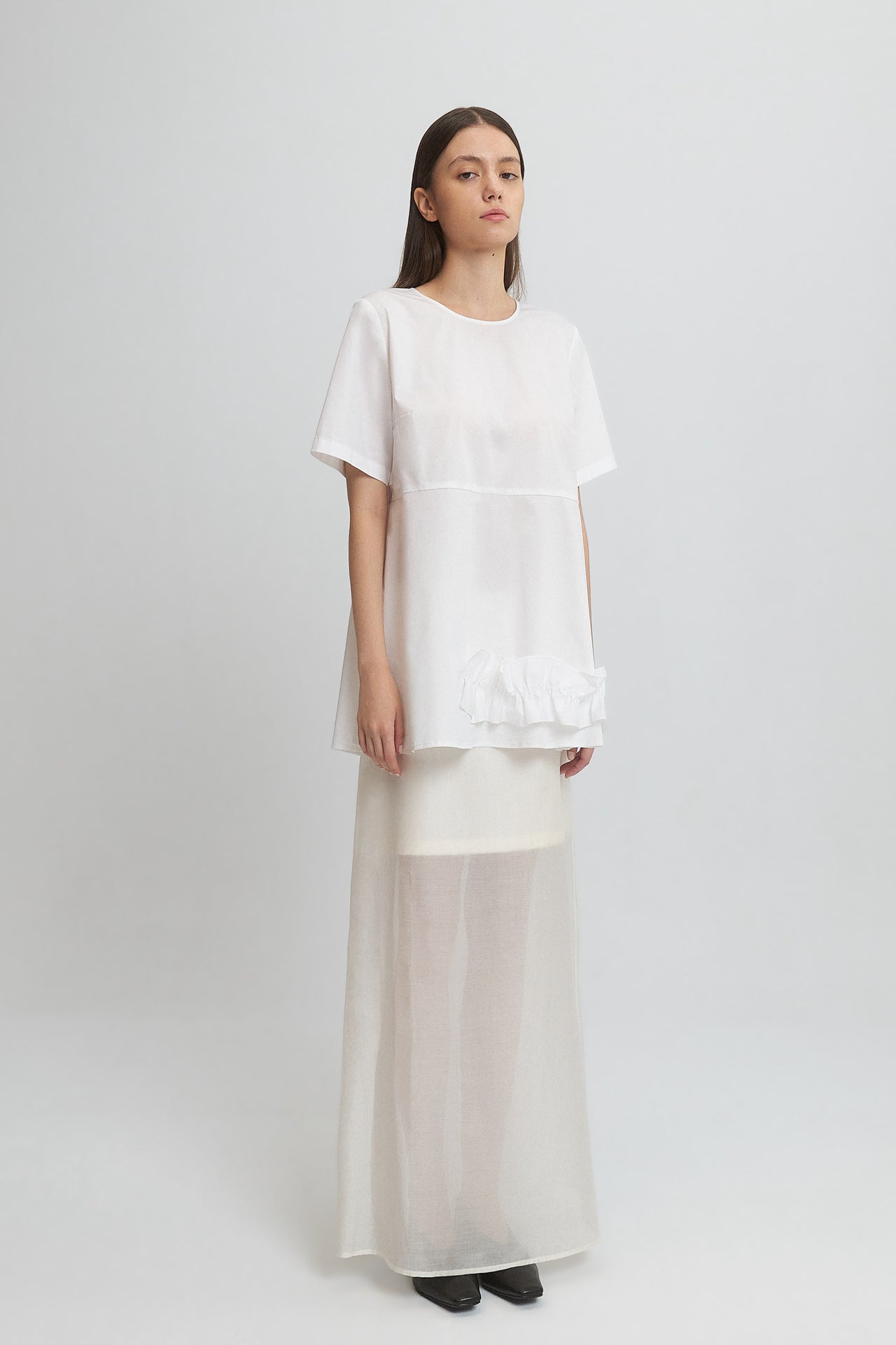 GATHERED TOP
