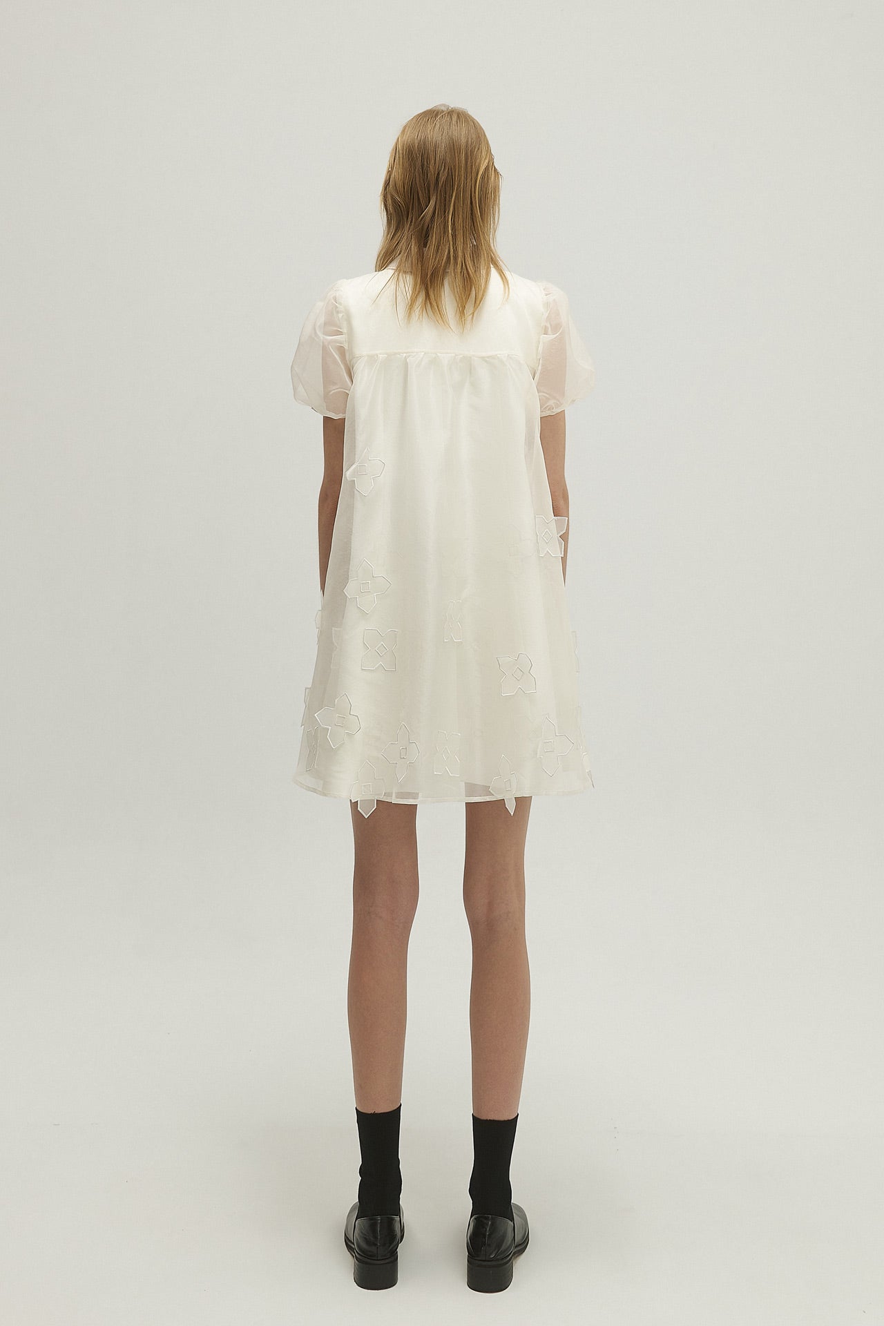 SILK EMBELLISHED DRESS