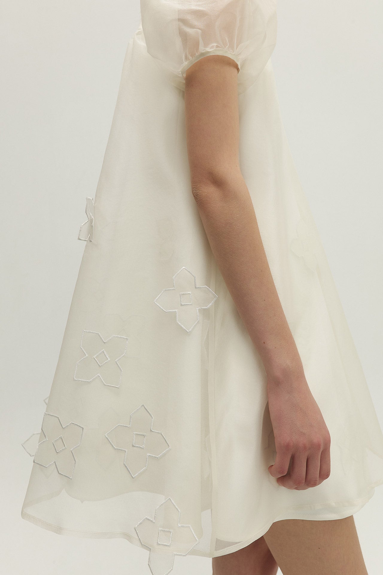 SILK EMBELLISHED DRESS