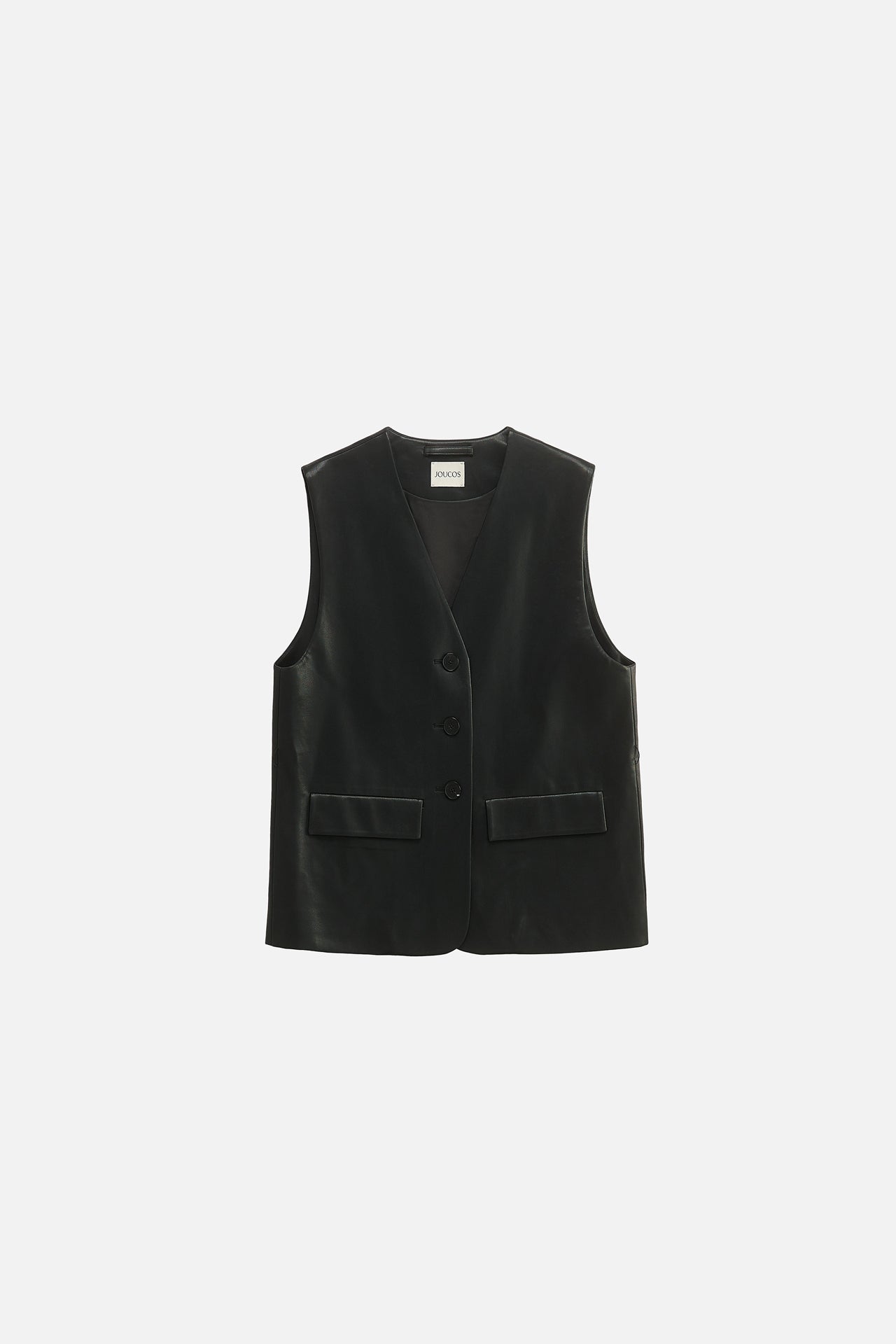 BEADED LEATHER VEST
