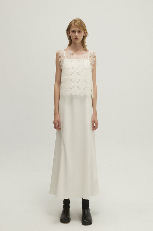 SILK EMBELLISHED TOP