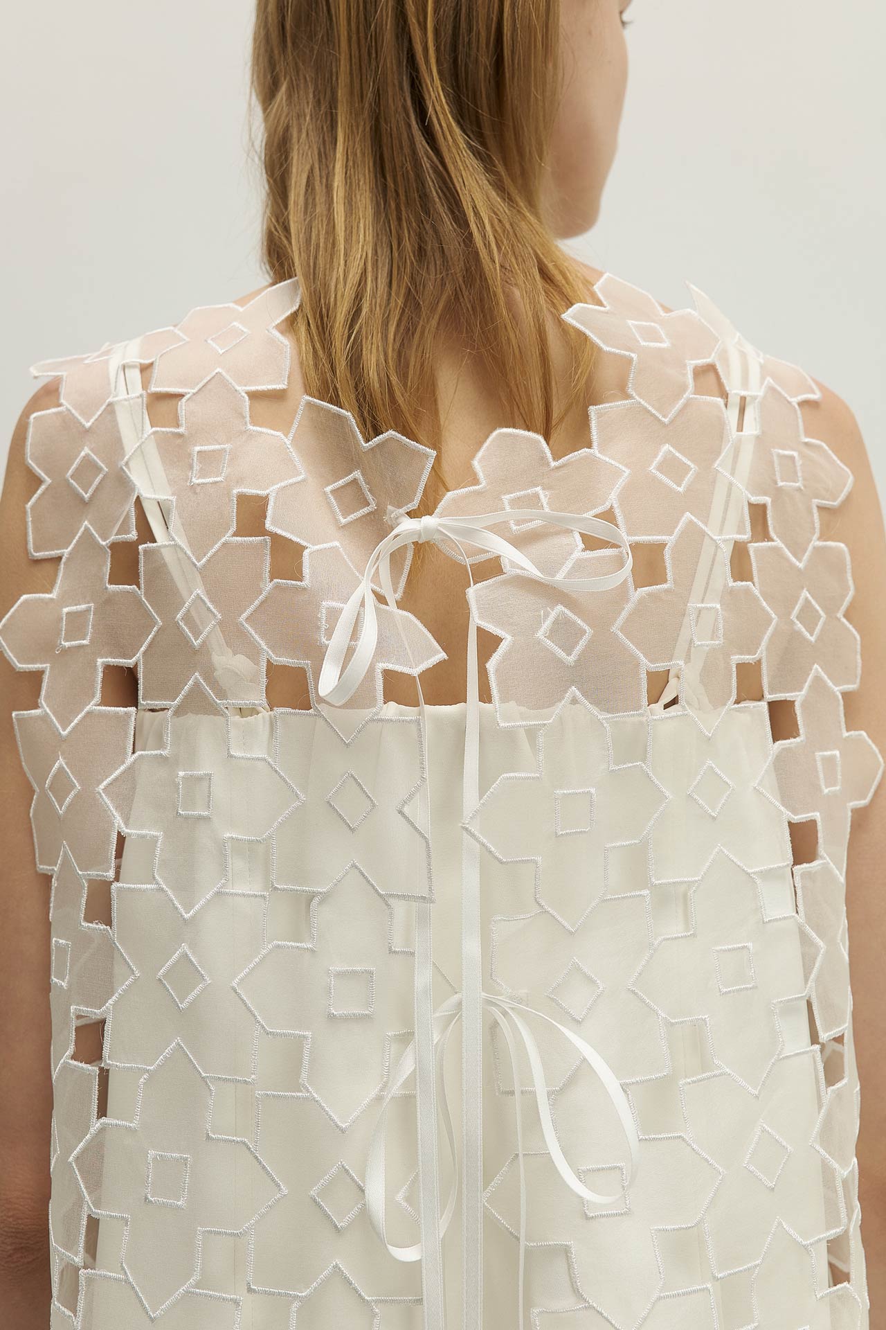 SILK EMBELLISHED TOP