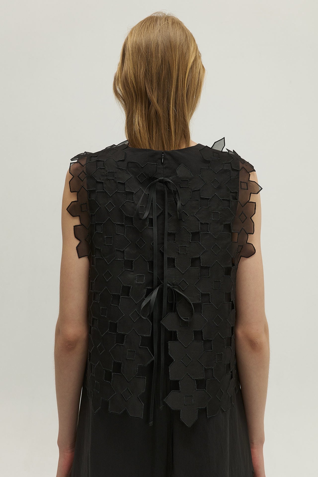 SILK EMBELLISHED TOP
