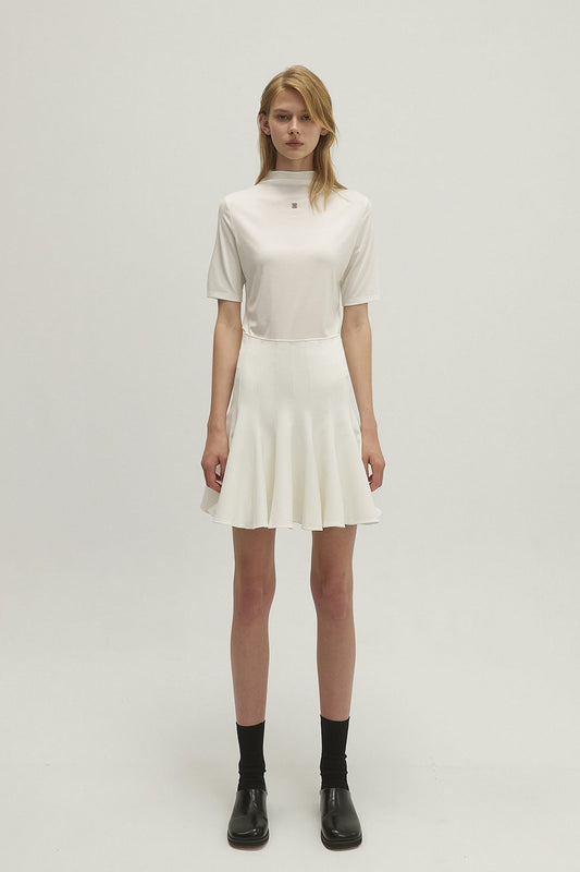 FLARED MINI SKIRT