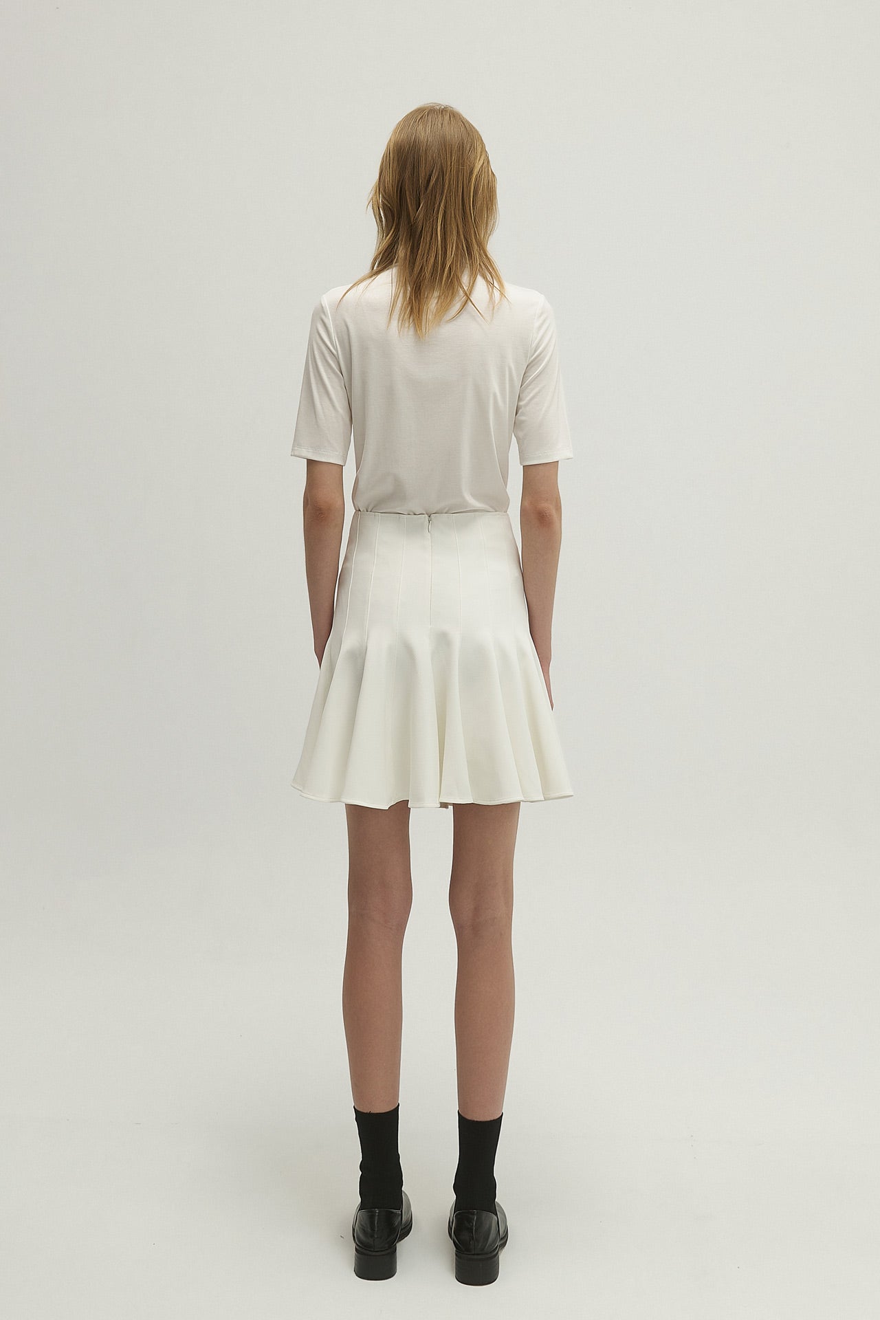 FLARED MINI SKIRT