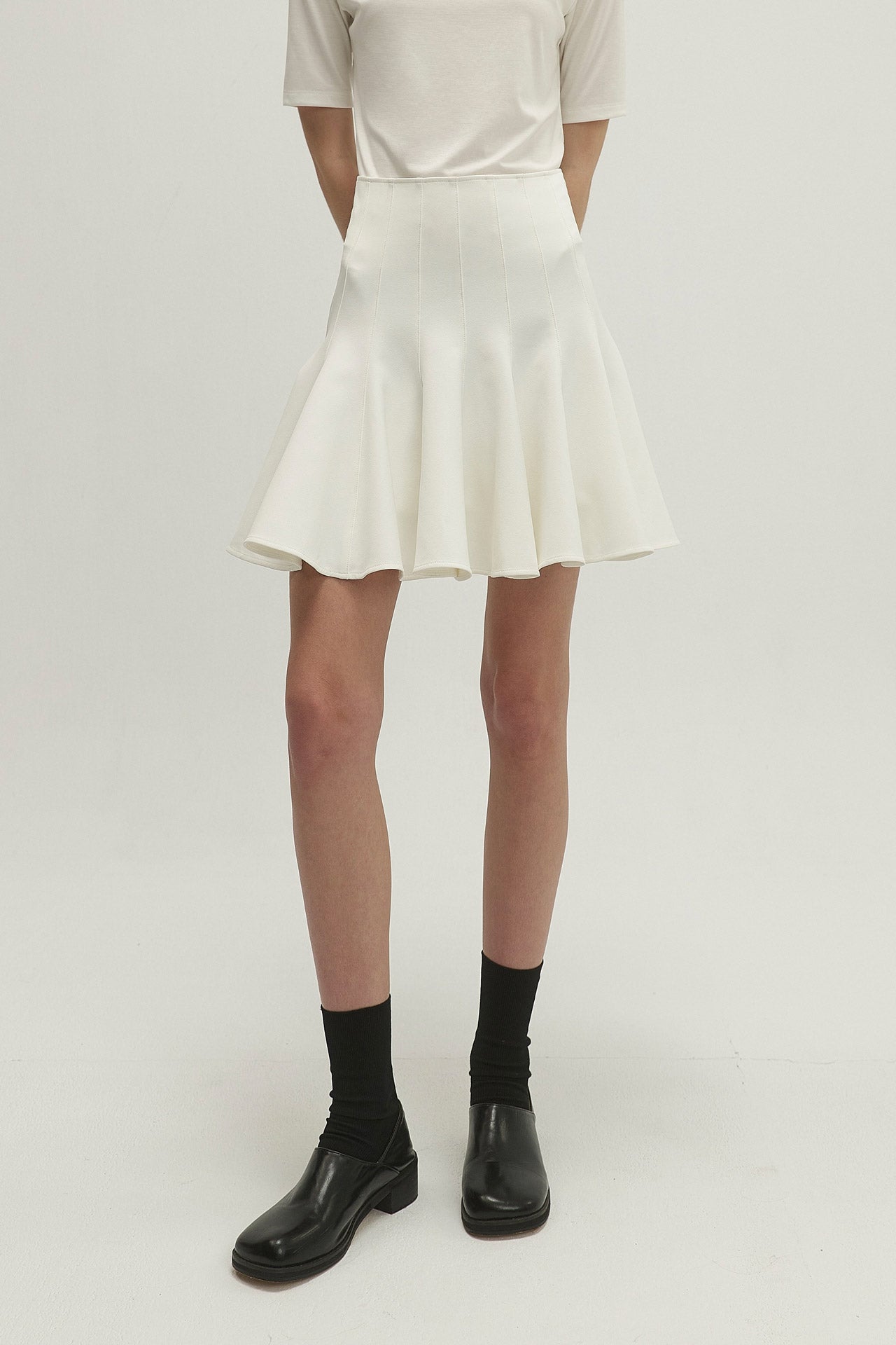 FLARED MINI SKIRT
