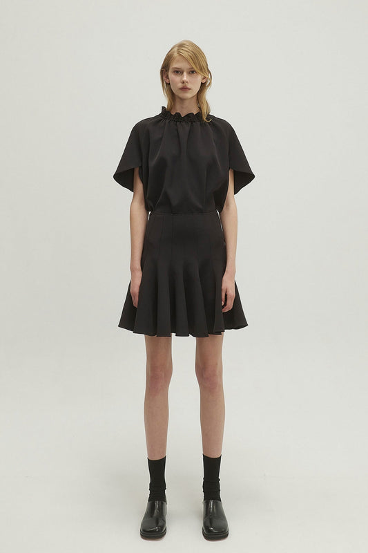 FLARED MINI SKIRT