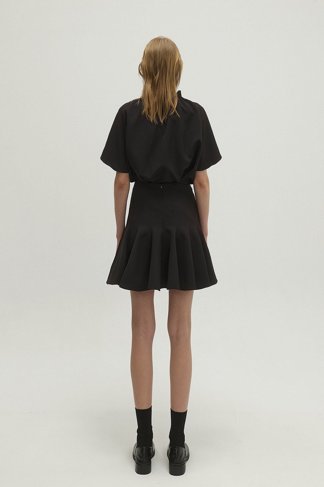 FLARED MINI SKIRT