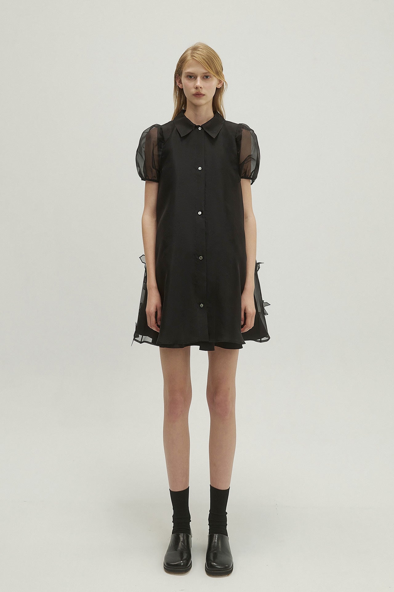 SILK EMBELLISHED DRESS