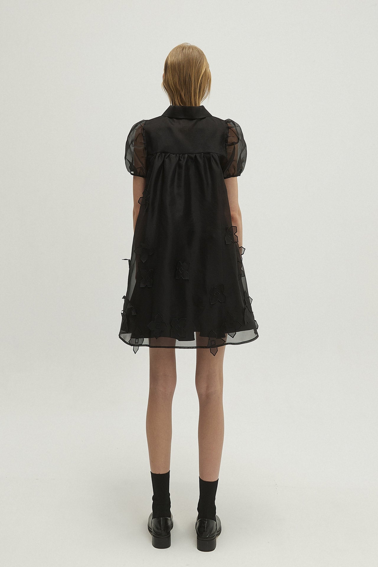 SILK EMBELLISHED DRESS