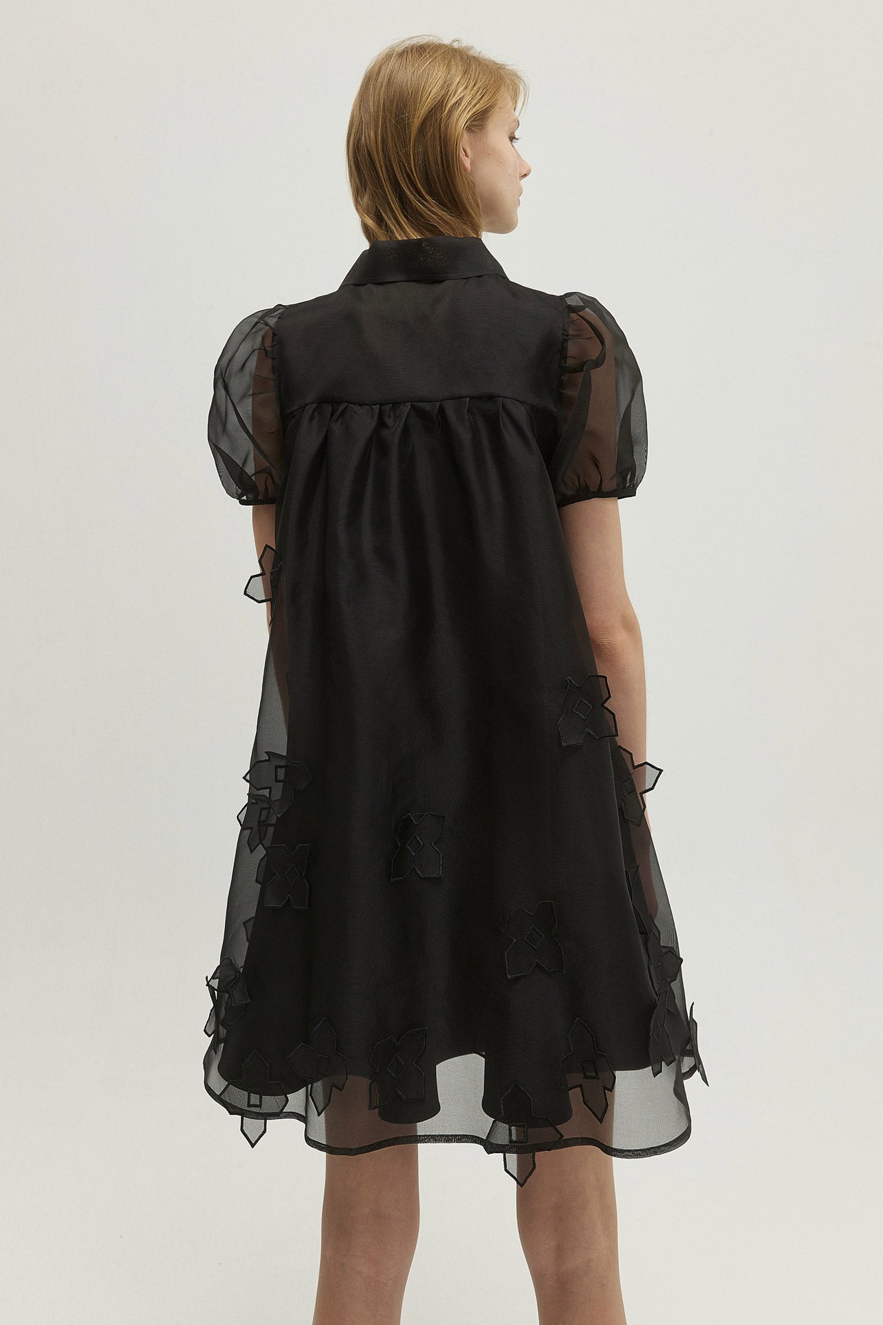 SILK EMBELLISHED DRESS