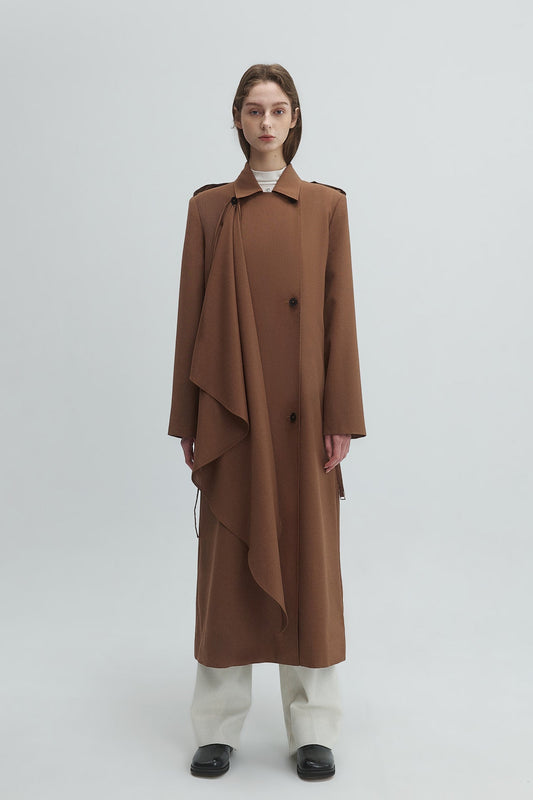 WOOL TRENCH COAT