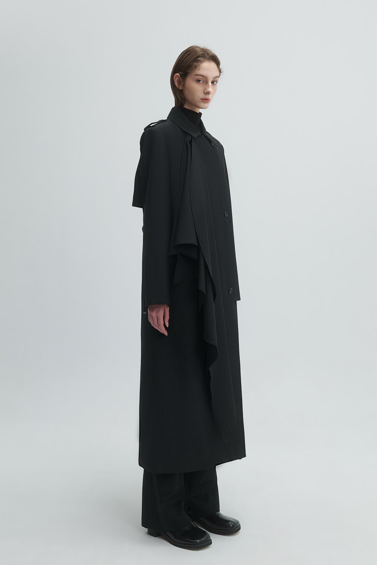WOOL TRENCH COAT