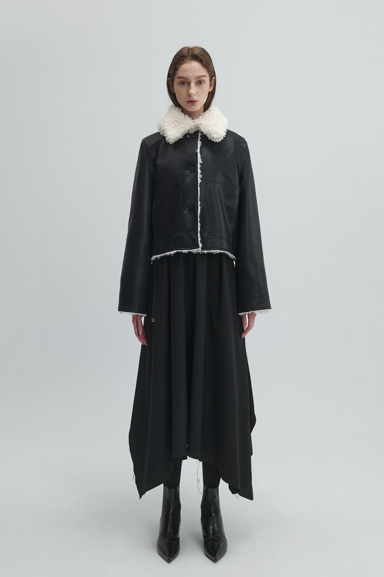 FAUX SHEARLING JACKET