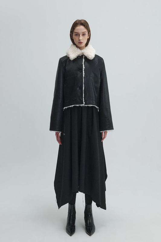 FAUX SHEARLING JACKET
