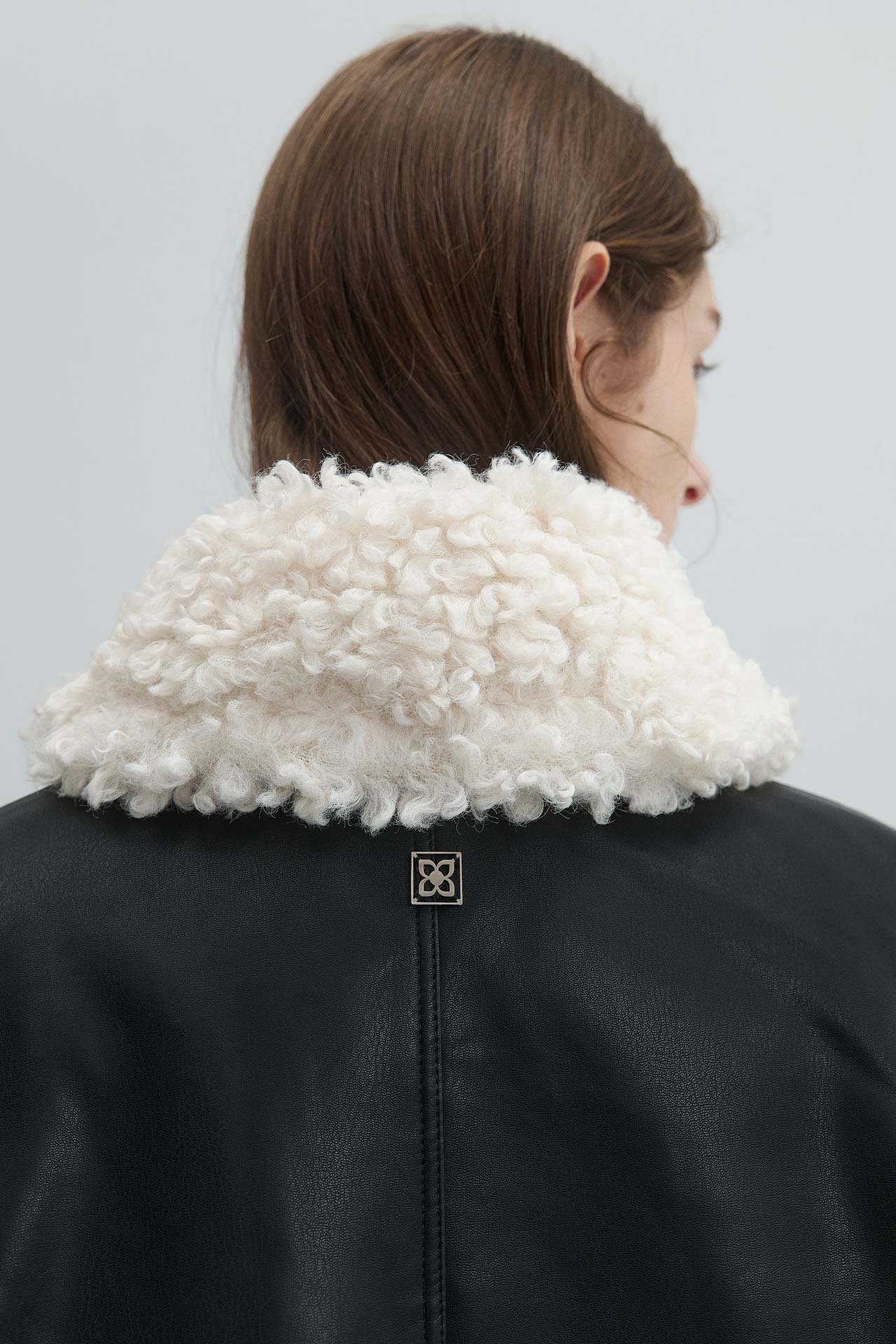FAUX SHEARLING JACKET