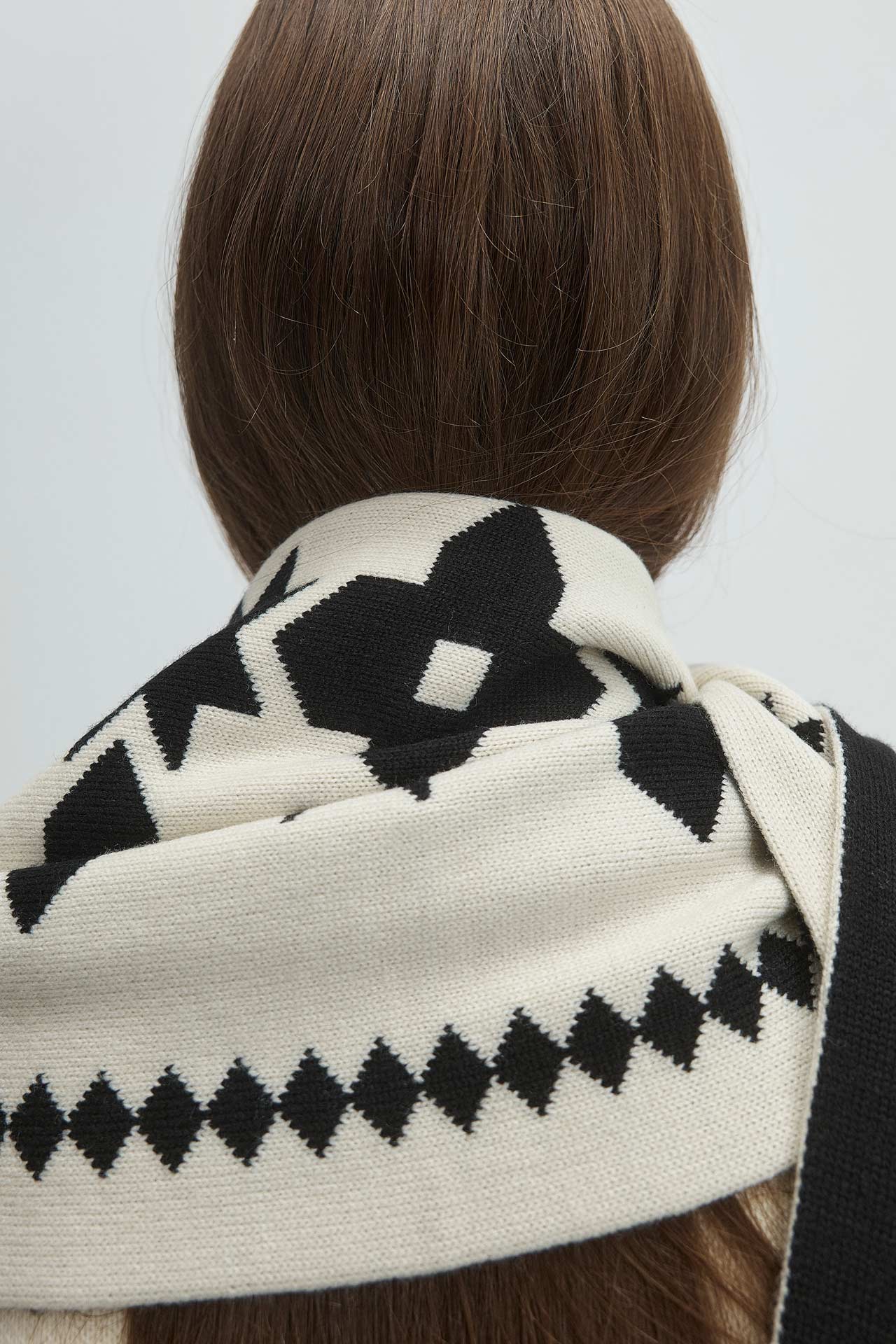 MONOGRAM WOOL SCARF