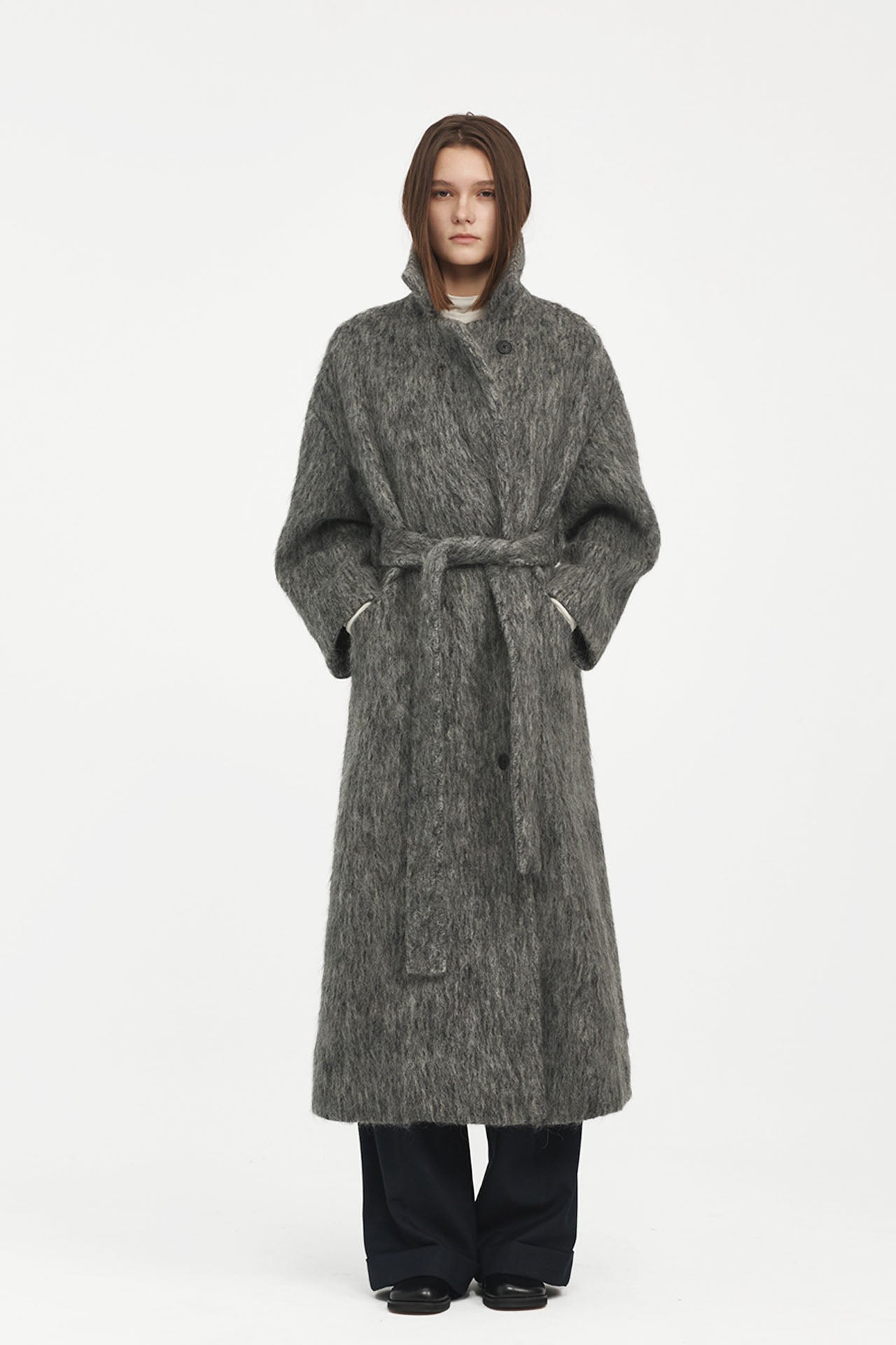 WOOL FUZZY COAT