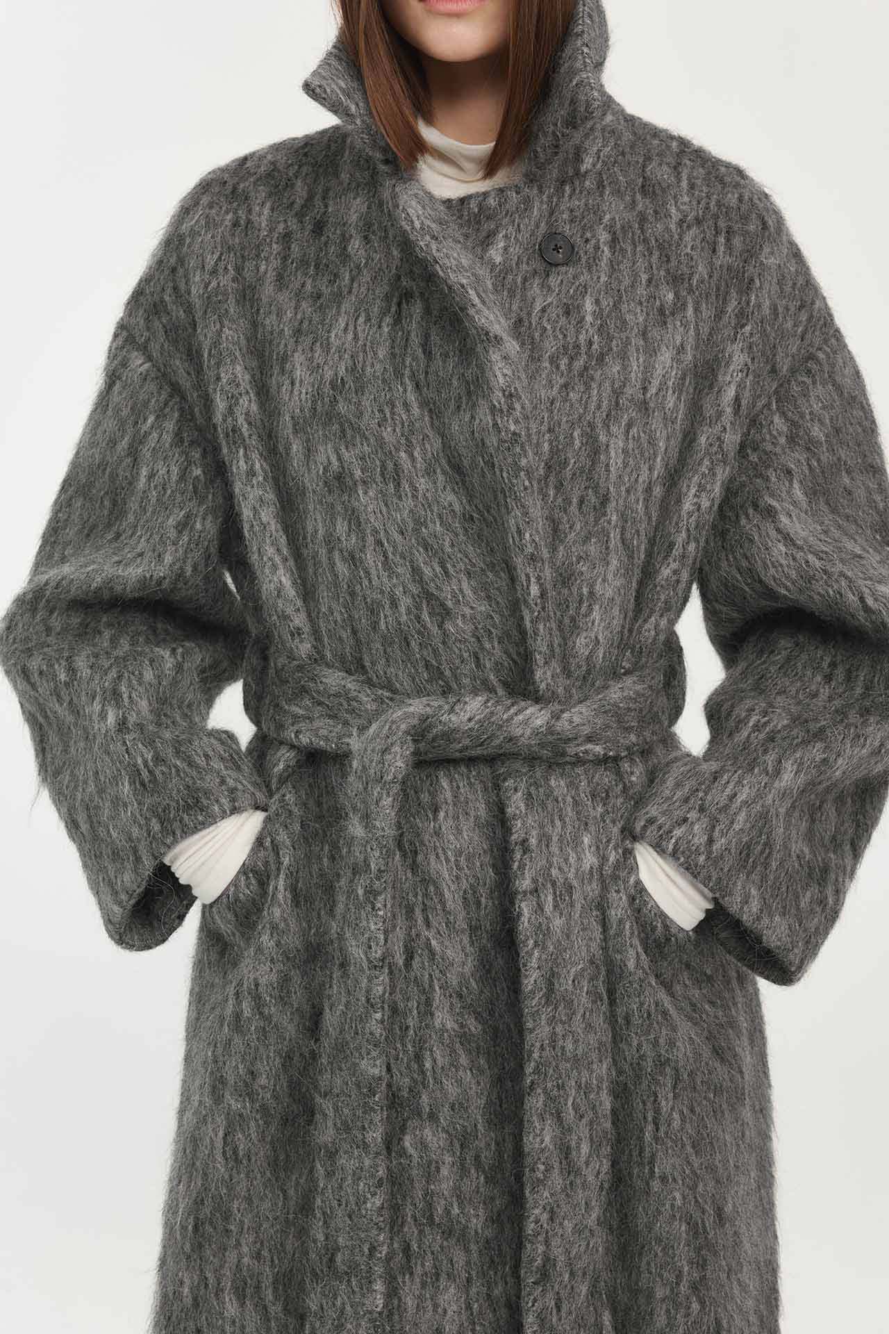 WOOL FUZZY COAT