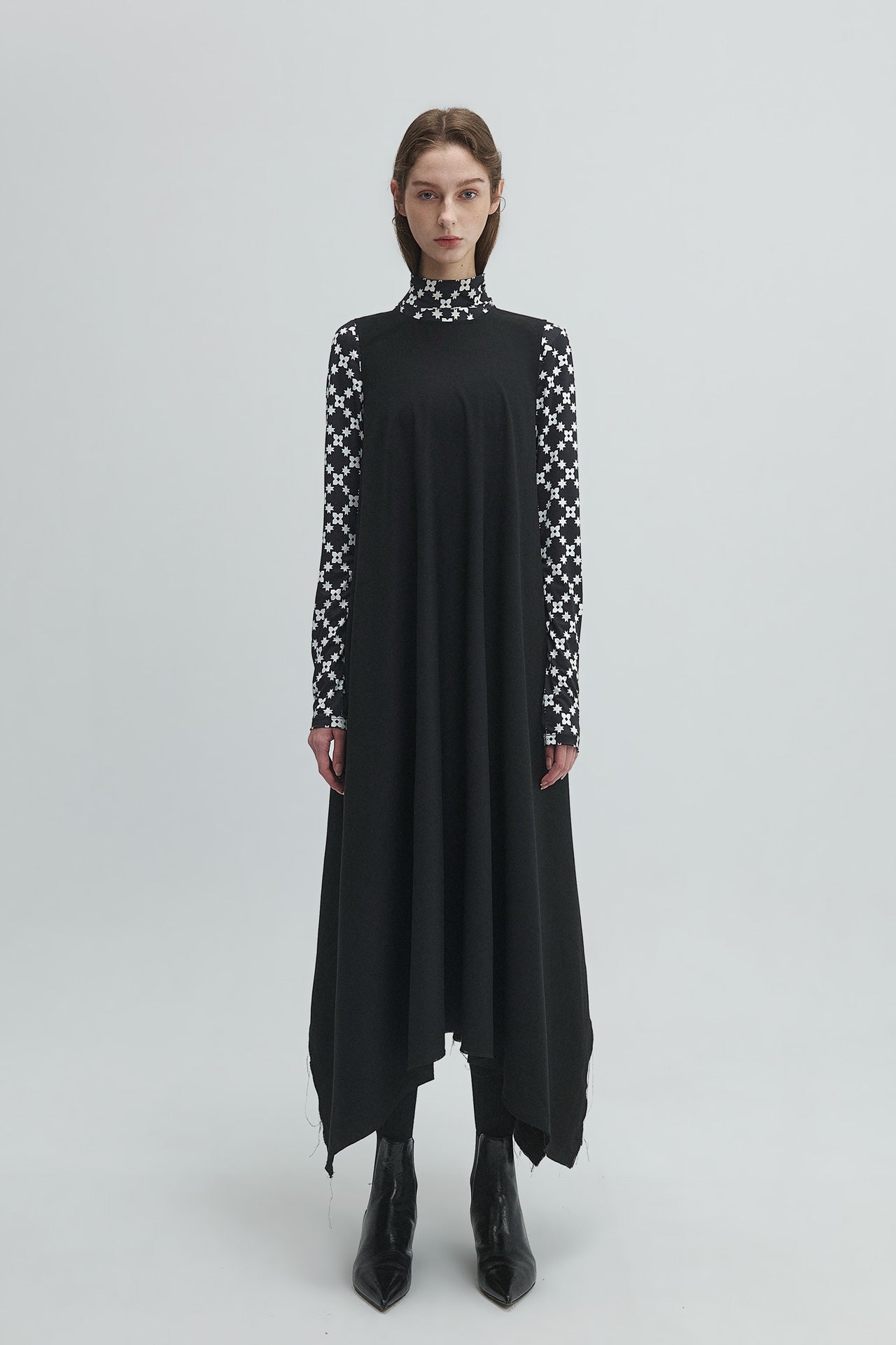 RAW-CUT DRESS