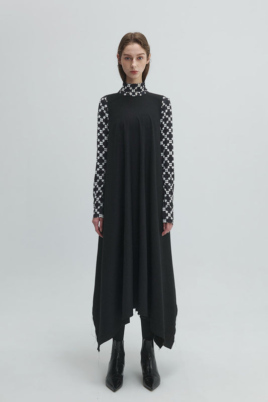 RAW-CUT DRESS