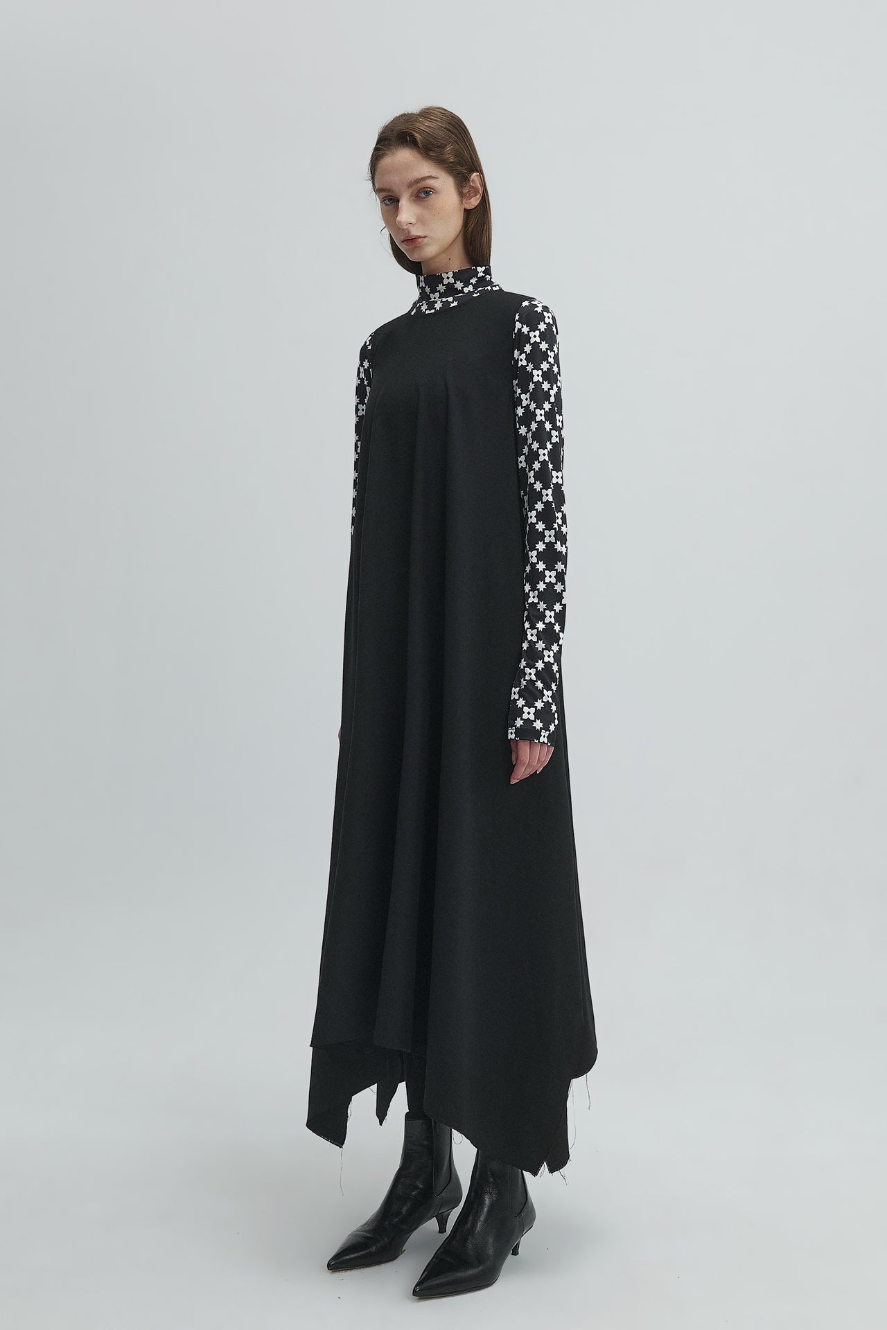 RAW-CUT DRESS